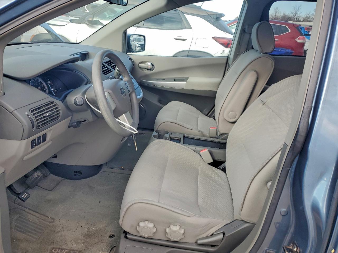 2009 Nissan Quest S Синий vin: 5N1BV28U79N108544