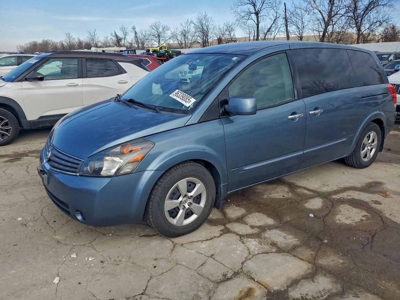 2009 Nissan Quest S Blue vin: 5N1BV28U79N108544