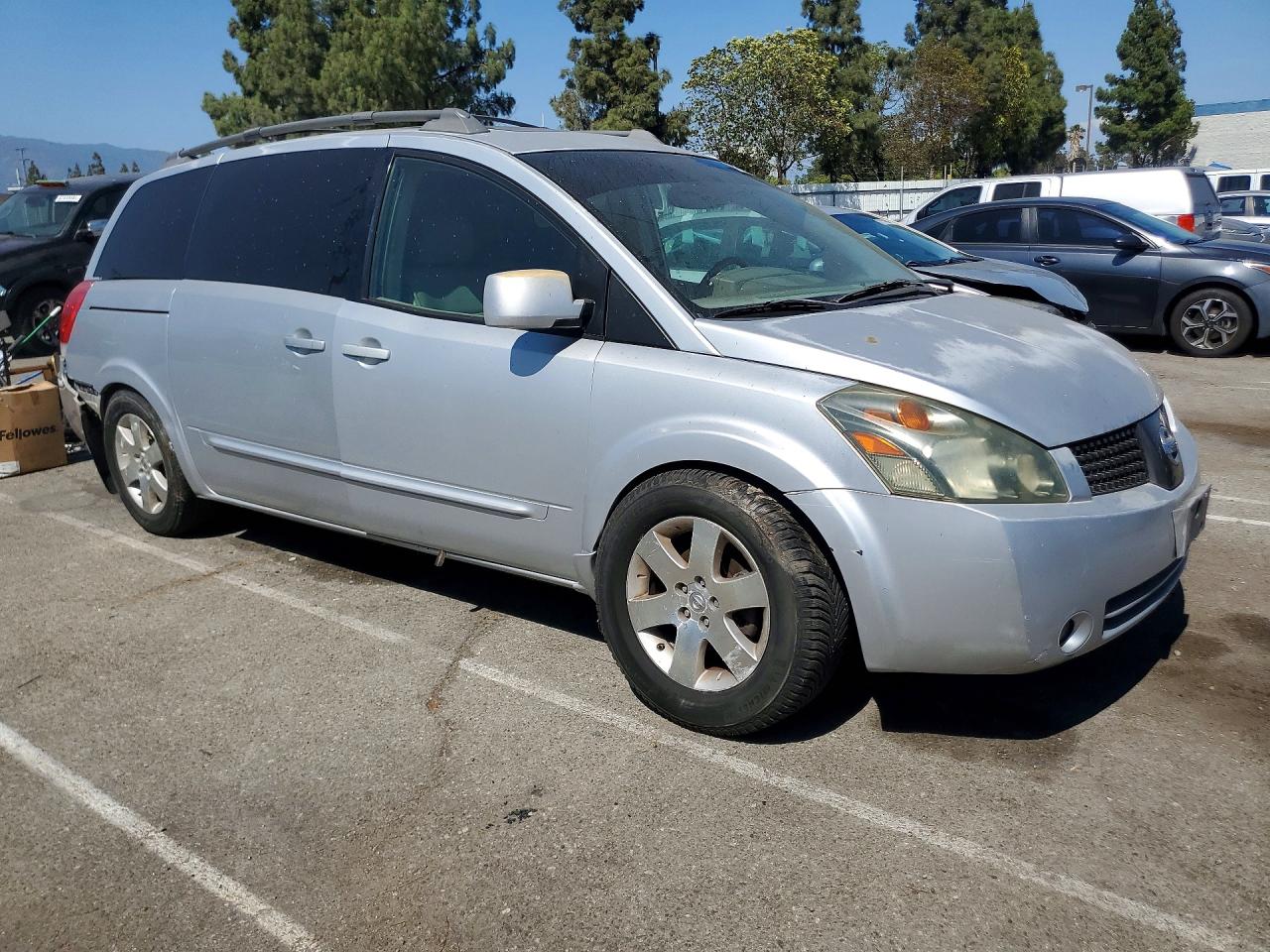 2004 Nissan Quest 3.5 S Silver vin: 5N1BV28U84N303691