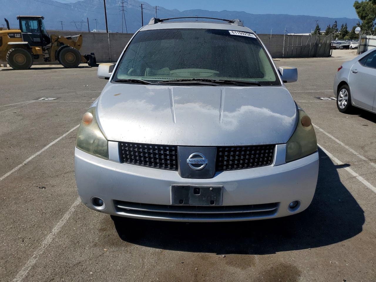 2004 Nissan Quest 3.5 S Silver vin: 5N1BV28U84N303691