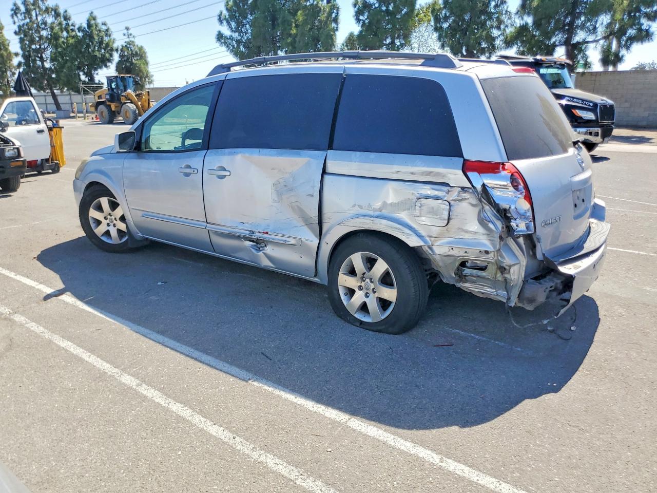 2004 Nissan Quest 3.5 S Silver vin: 5N1BV28U84N303691