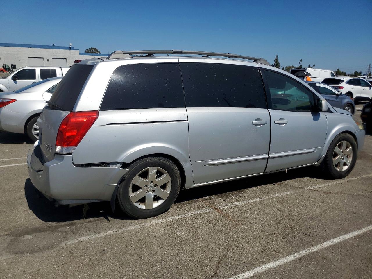 2004 Nissan Quest 3.5 S Silver vin: 5N1BV28U84N303691