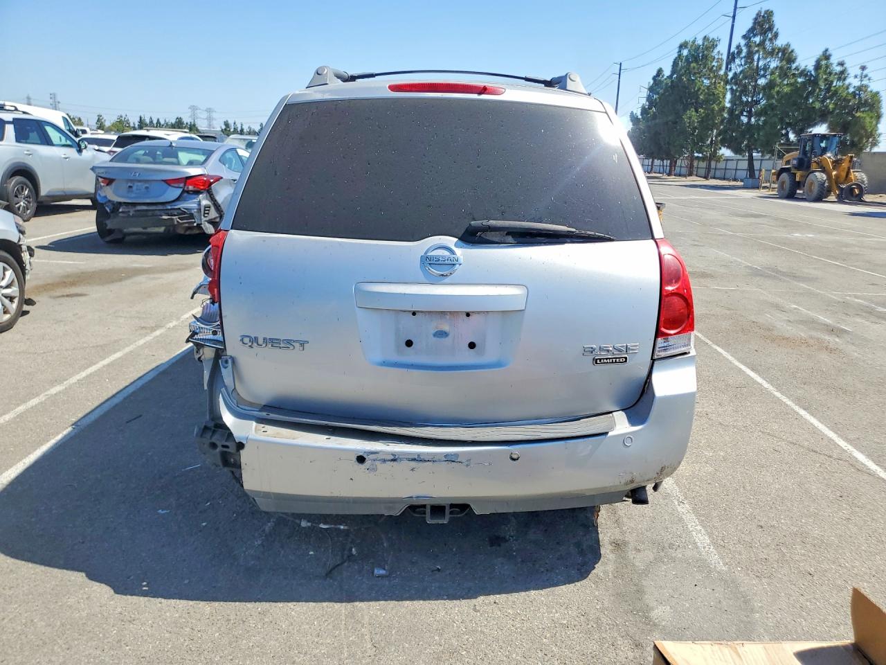 2004 Nissan Quest 3.5 S Silver vin: 5N1BV28U84N303691