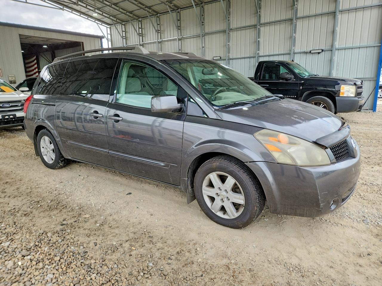 2005 Nissan Quest Sl Серый vin: 5N1BV28U85N102309