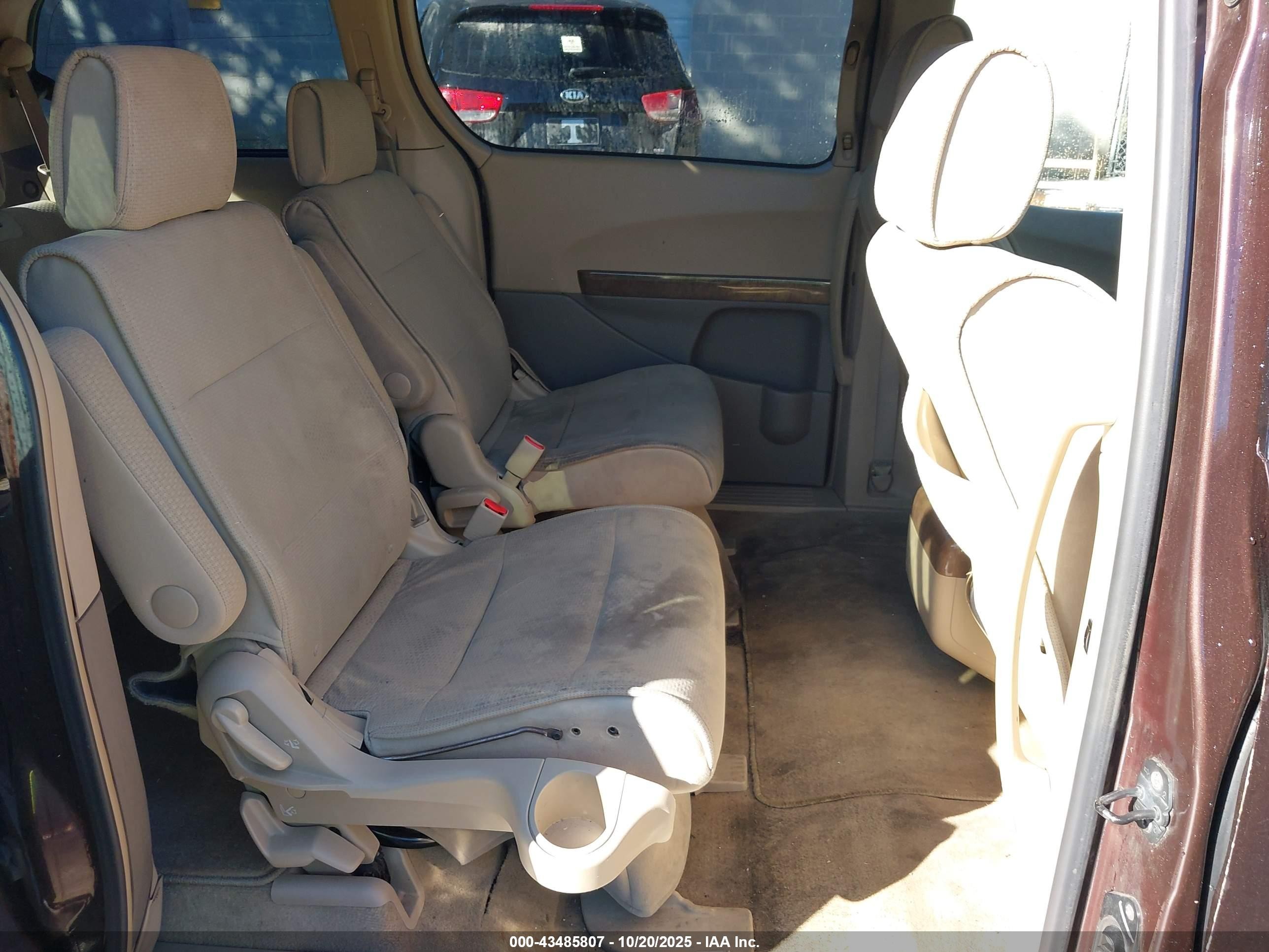 2007 Nissan Quest 3.5 Sl Brown vin: 5N1BV28U87N135085
