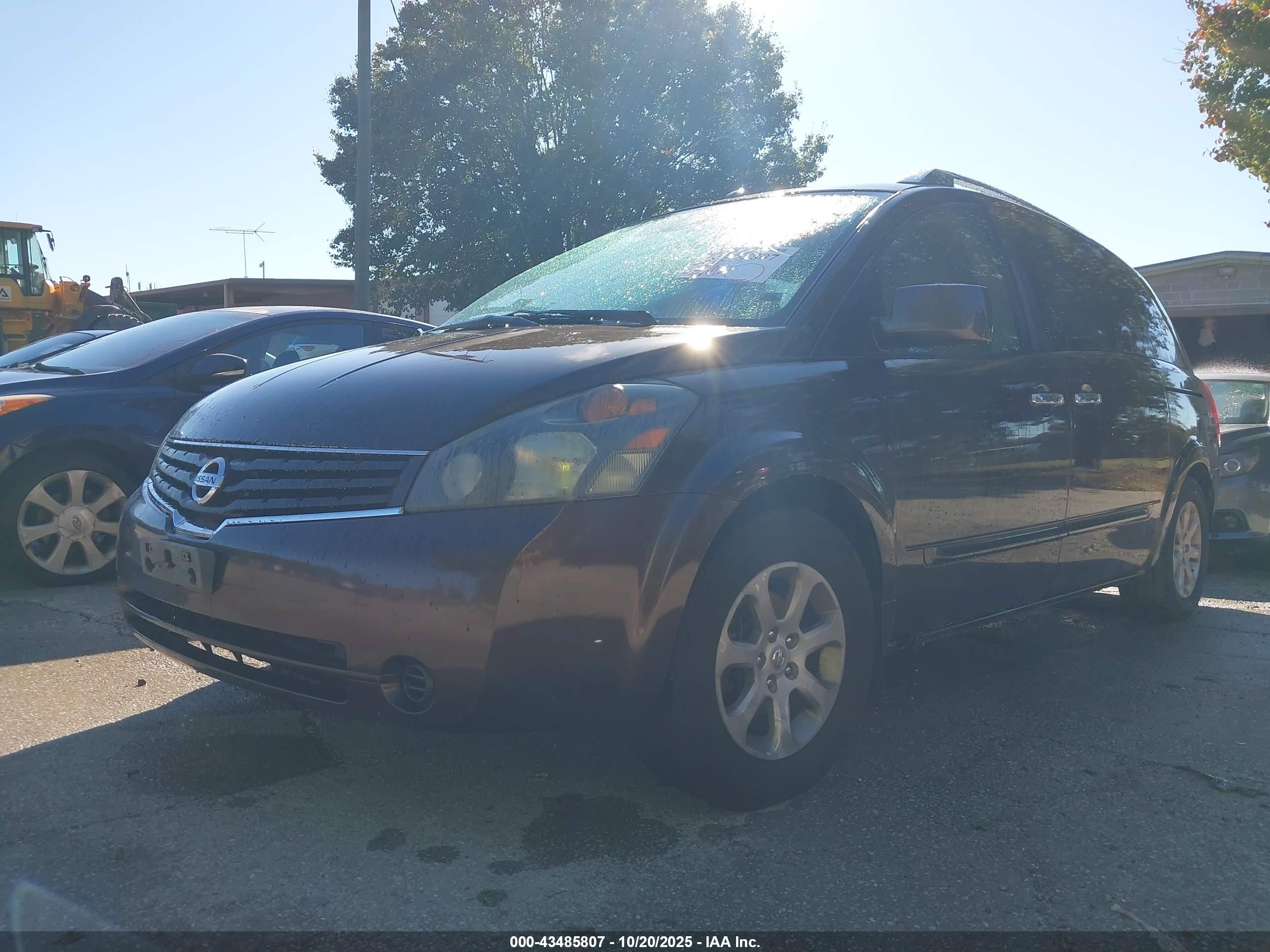 2007 Nissan Quest 3.5 Sl Brown vin: 5N1BV28U87N135085