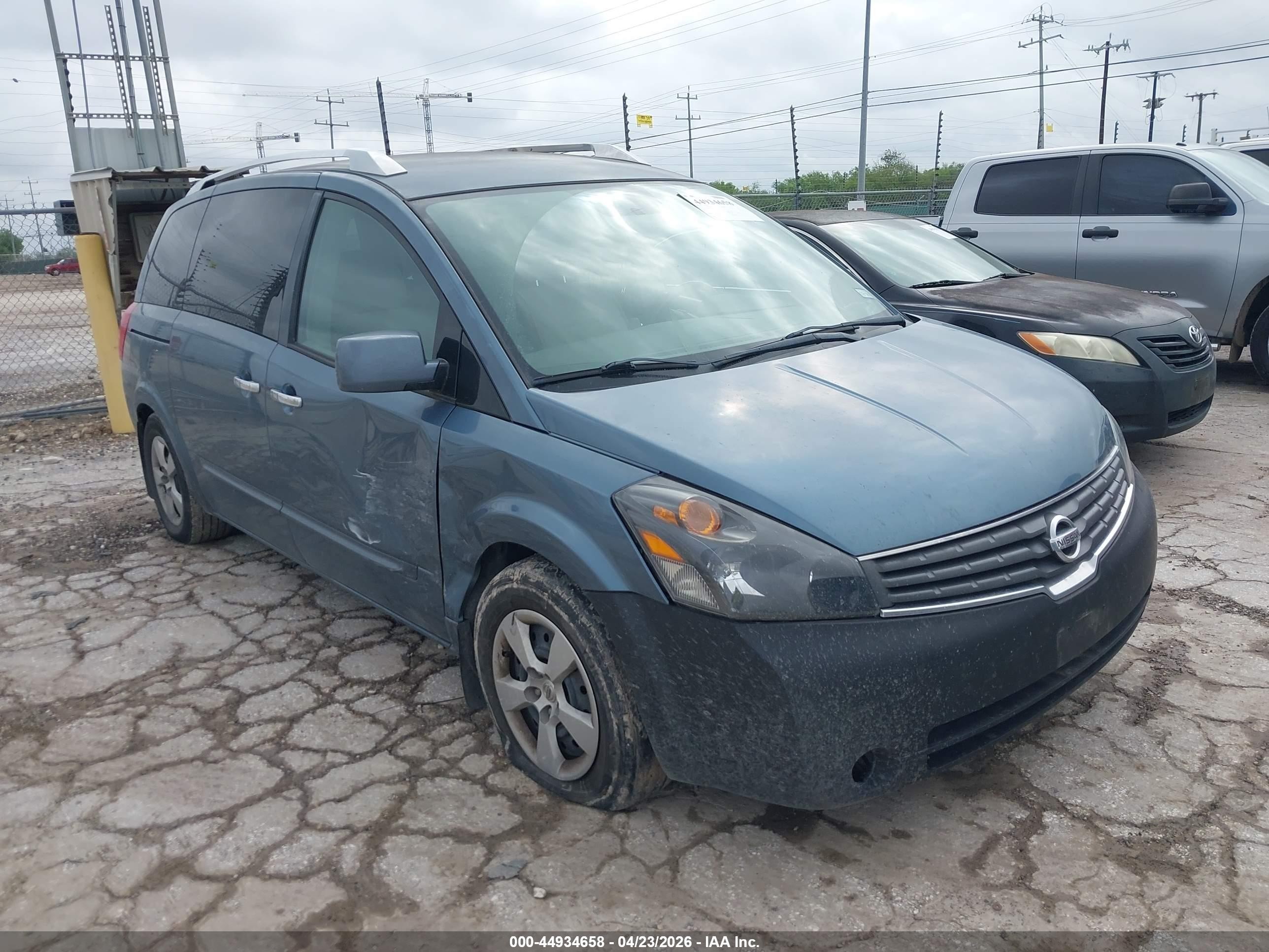 2009 Nissan Quest 3.5 S Blue vin: 5N1BV28U89N105779