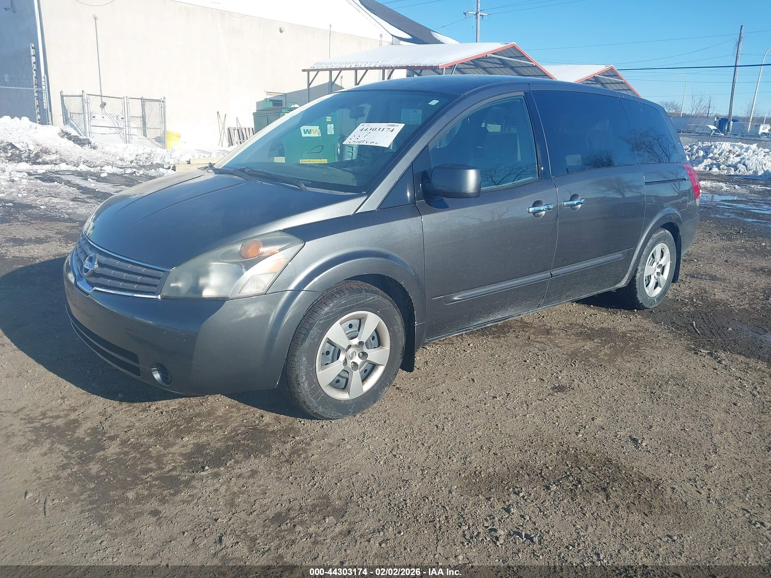 2009 Nissan Quest 3.5 Gray vin: 5N1BV28U89N106348