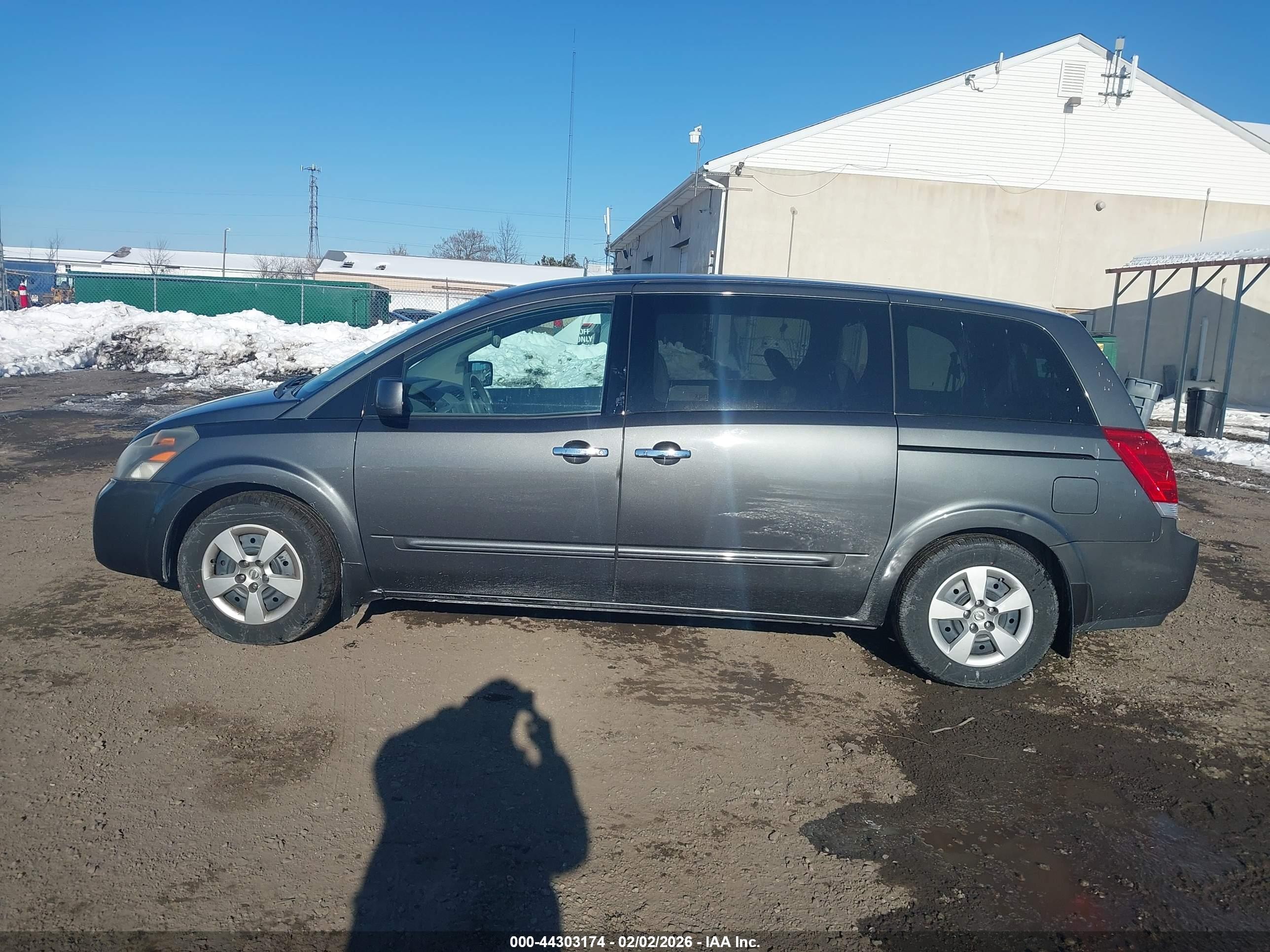 2009 Nissan Quest 3.5 Gray vin: 5N1BV28U89N106348
