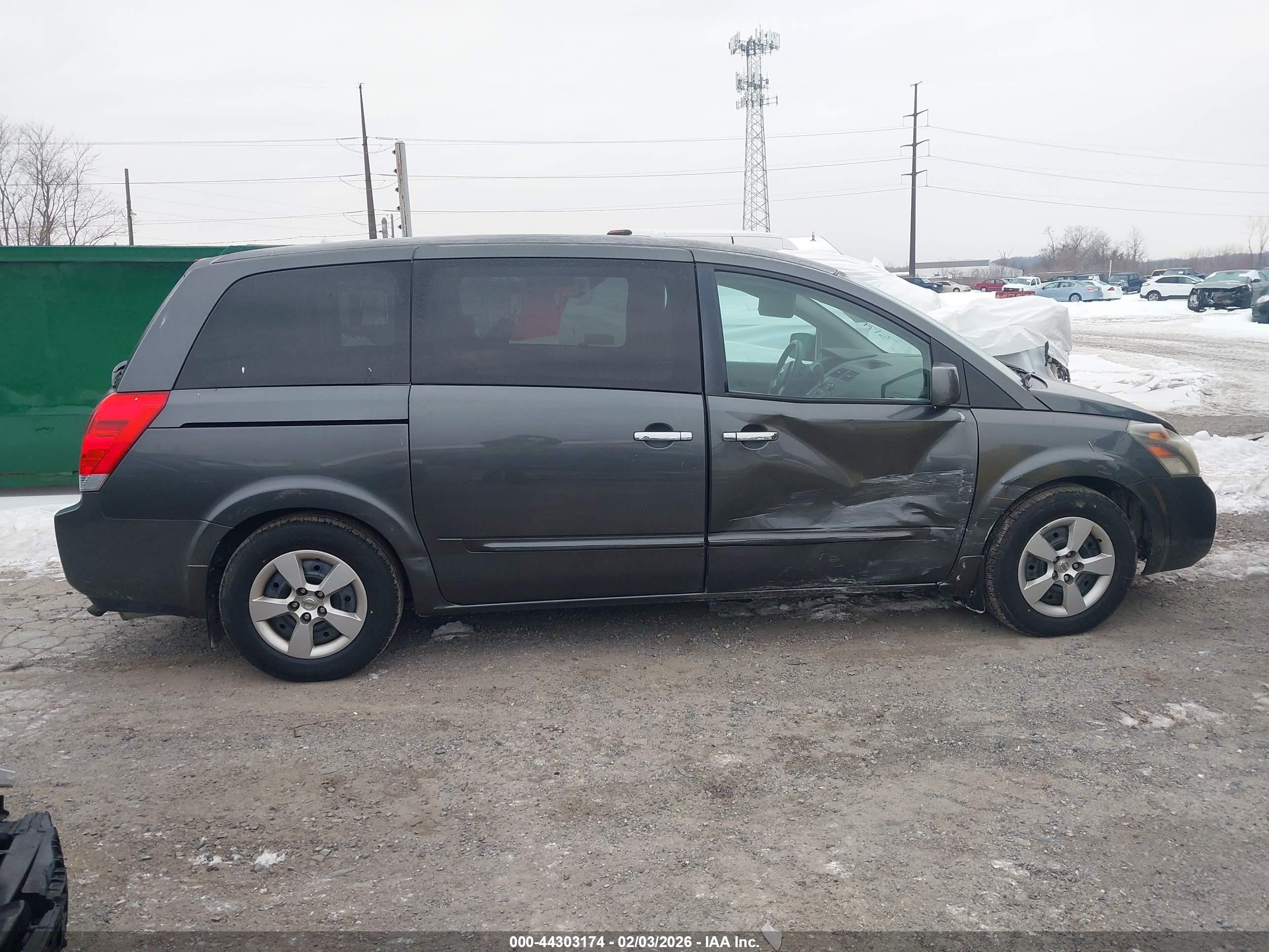 2009 Nissan Quest 3.5 Gray vin: 5N1BV28U89N106348