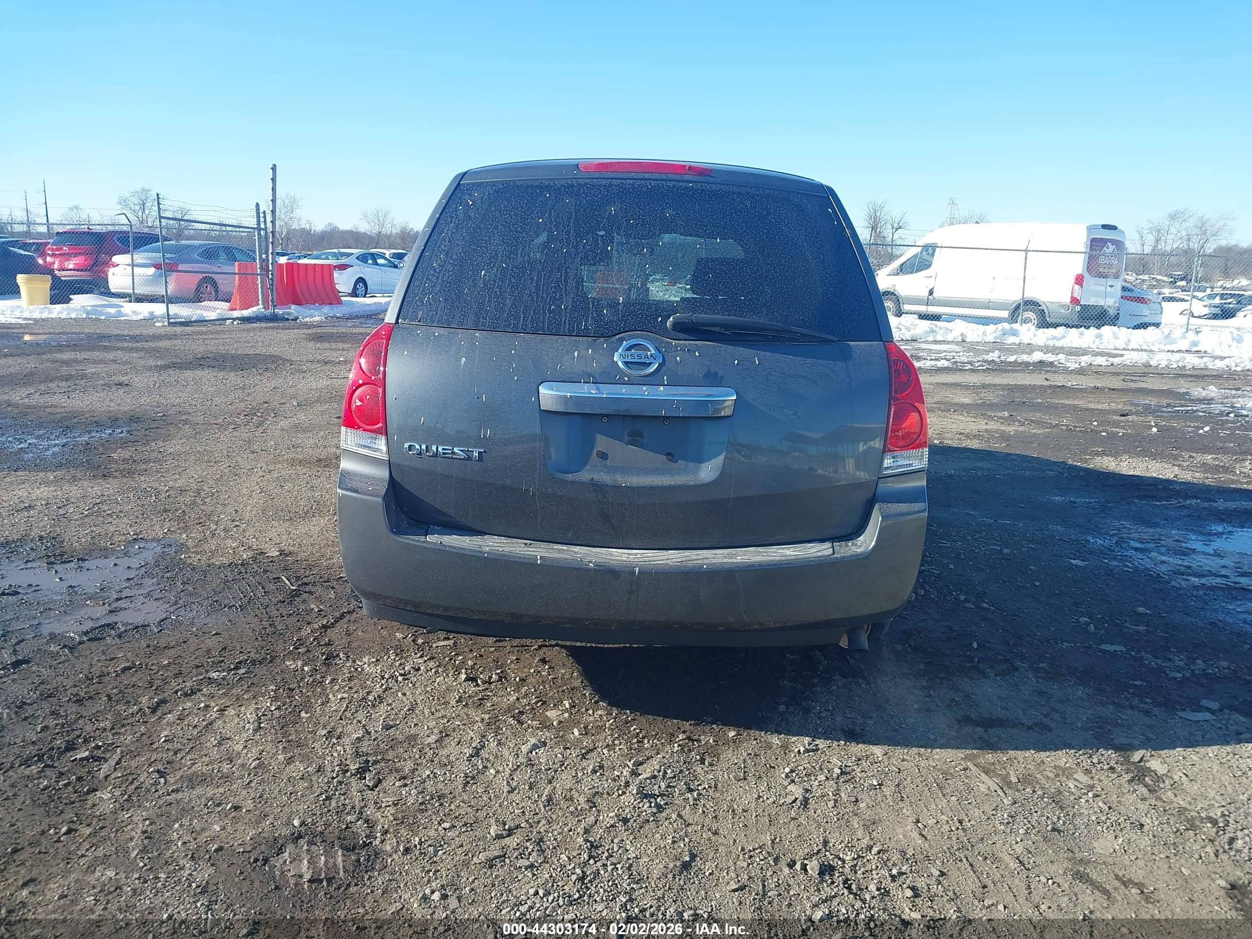 2009 Nissan Quest 3.5 Gray vin: 5N1BV28U89N106348