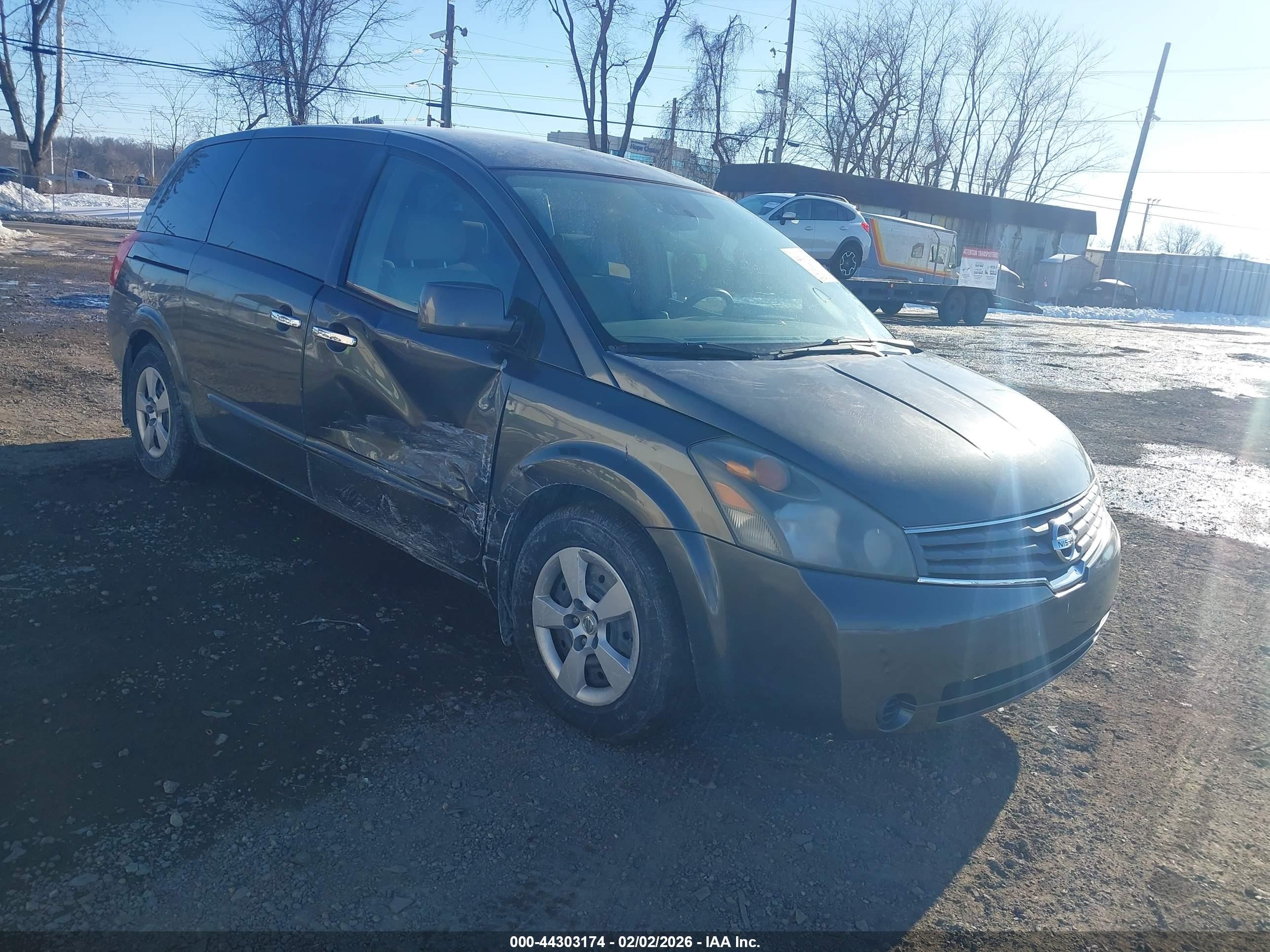 2009 Nissan Quest 3.5 Gray vin: 5N1BV28U89N106348