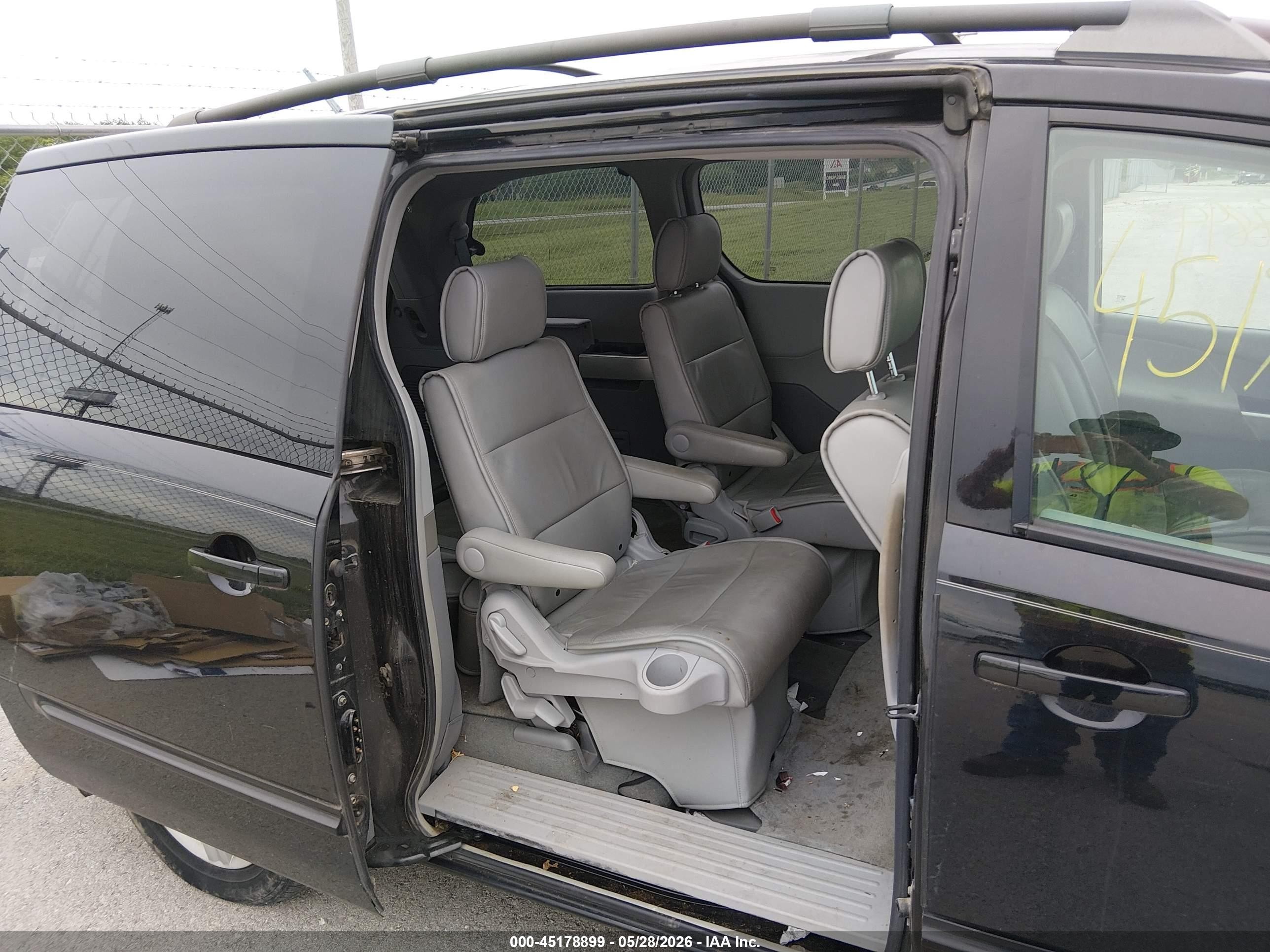 2005 Nissan Quest 3.5 Se Black vin: 5N1BV28U95N122259