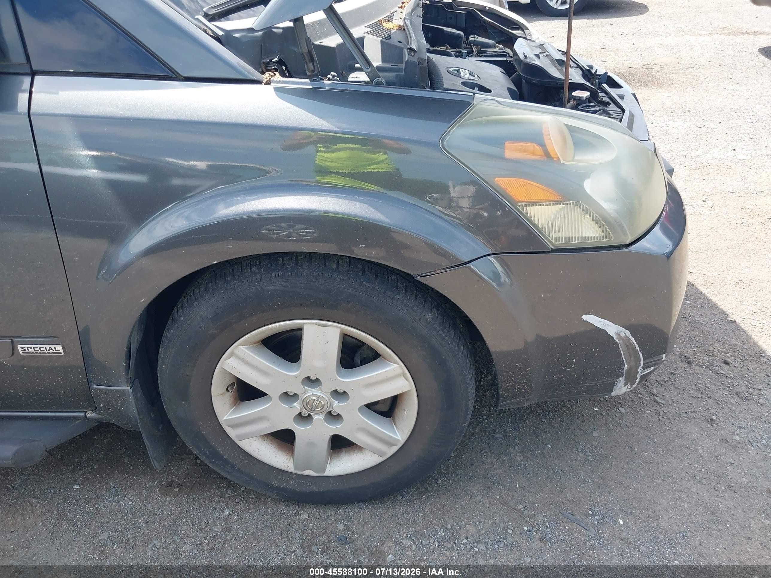 2006 Nissan Quest 3.5 Sl Gray vin: 5N1BV28U96N112610