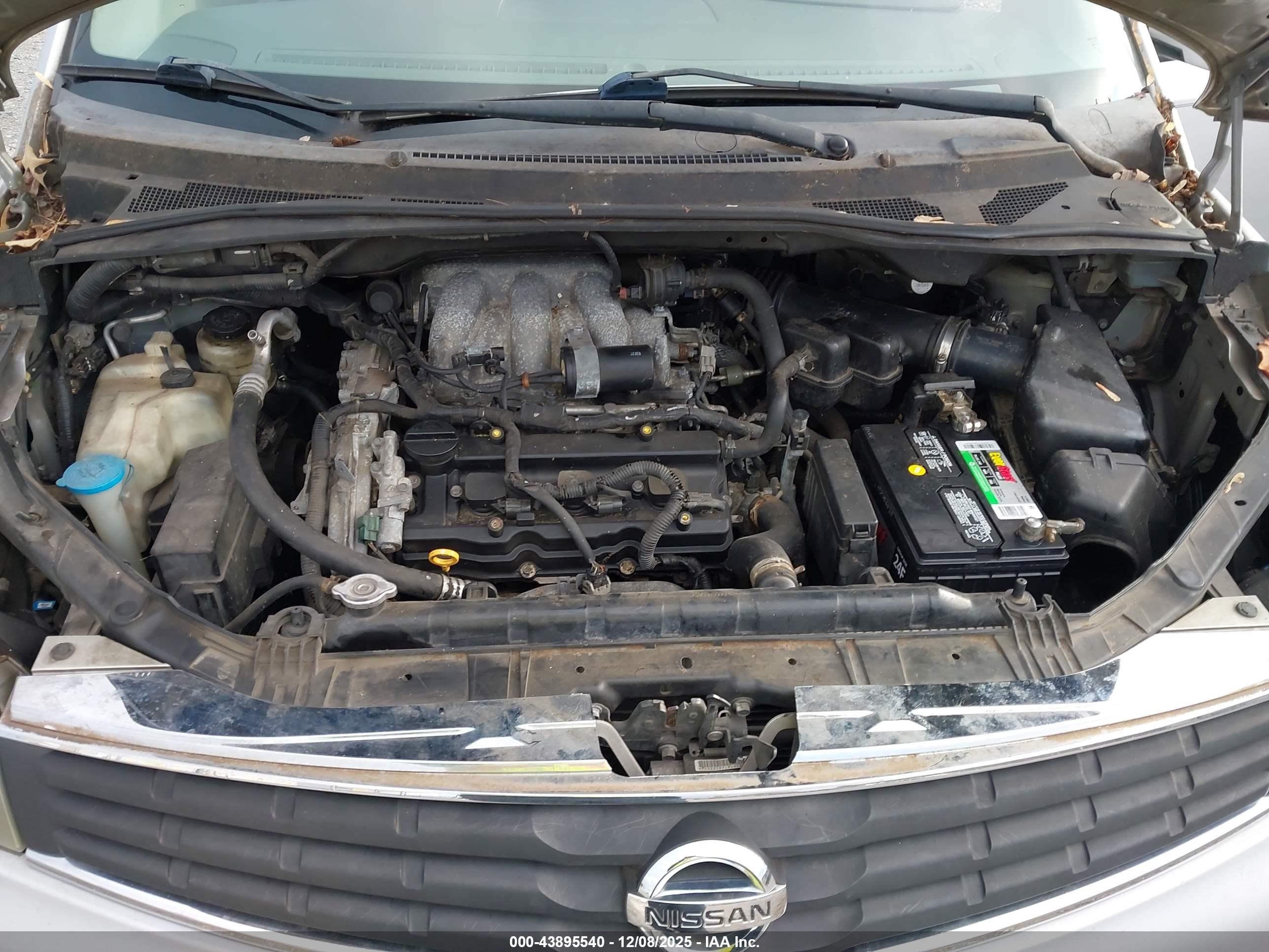 2007 Nissan Quest 3.5 S Silver vin: 5N1BV28U97N130977