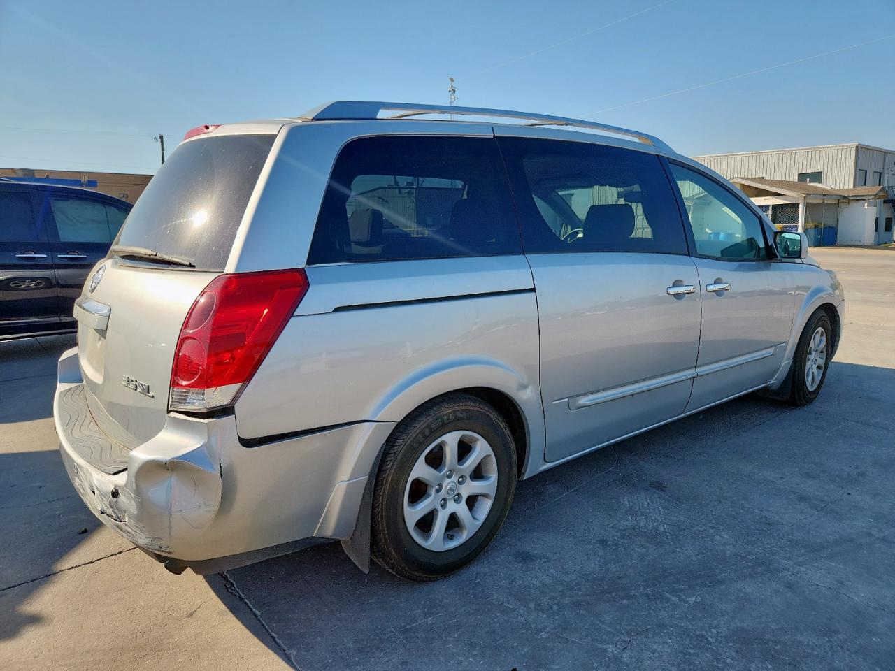 2007 Nissan Quest S Silver vin: 5N1BV28U97N139145