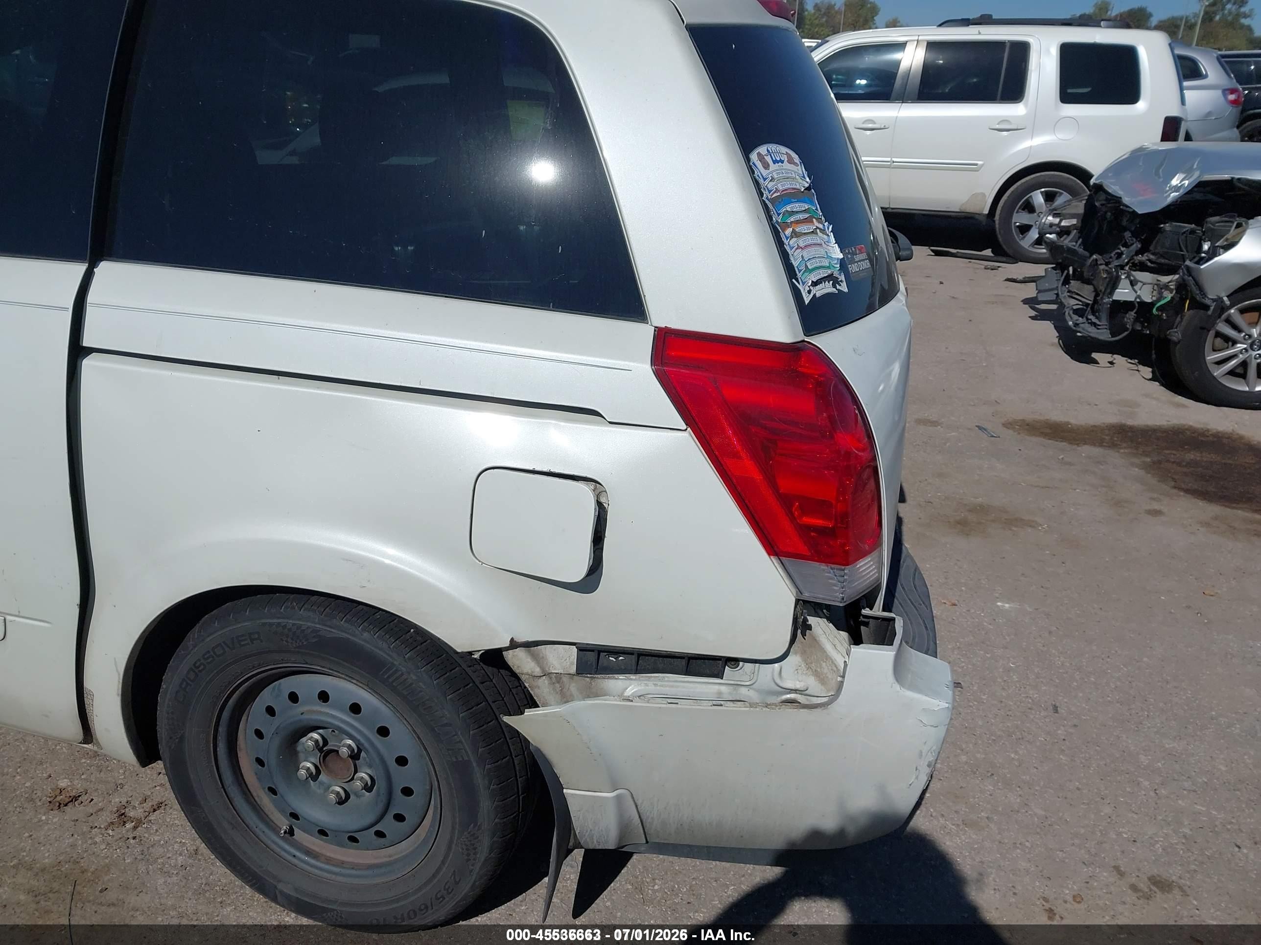 2007 Nissan Quest 3.5 Белый vin: 5N1BV28U97N143129