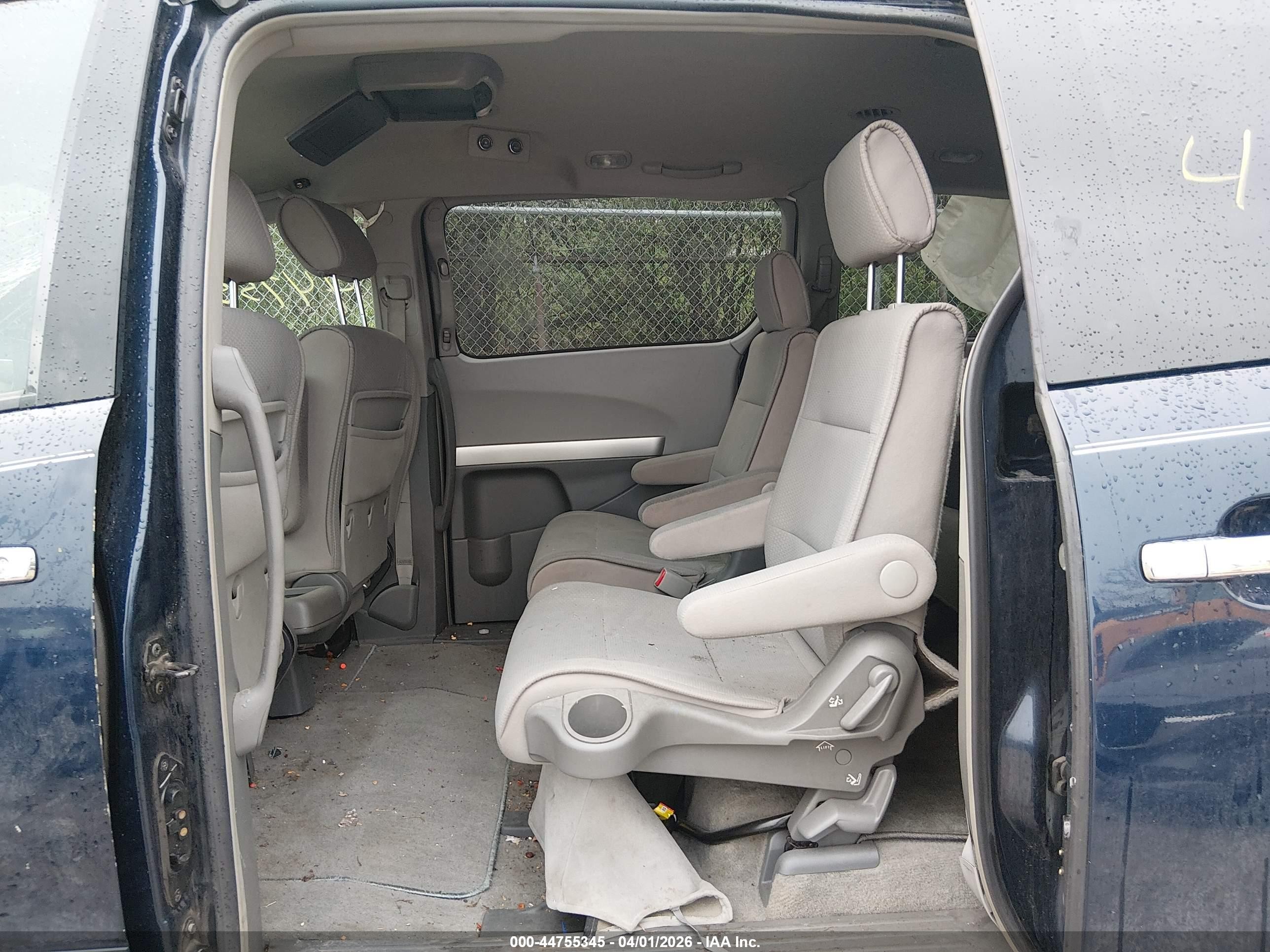 2008 Nissan Quest 3.5 Blue vin: 5N1BV28U98N114716