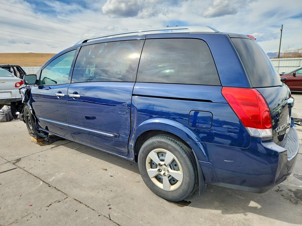 2009 Nissan Quest 3.5 Blue vin: 5N1BV28U99N104785