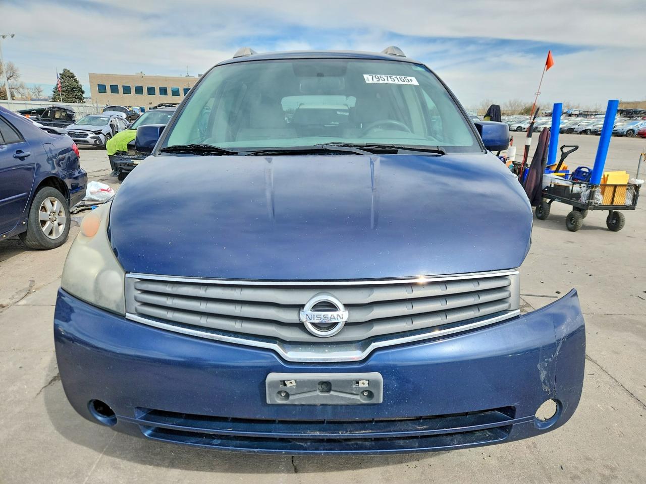 2009 Nissan Quest 3.5 Blue vin: 5N1BV28U99N104785