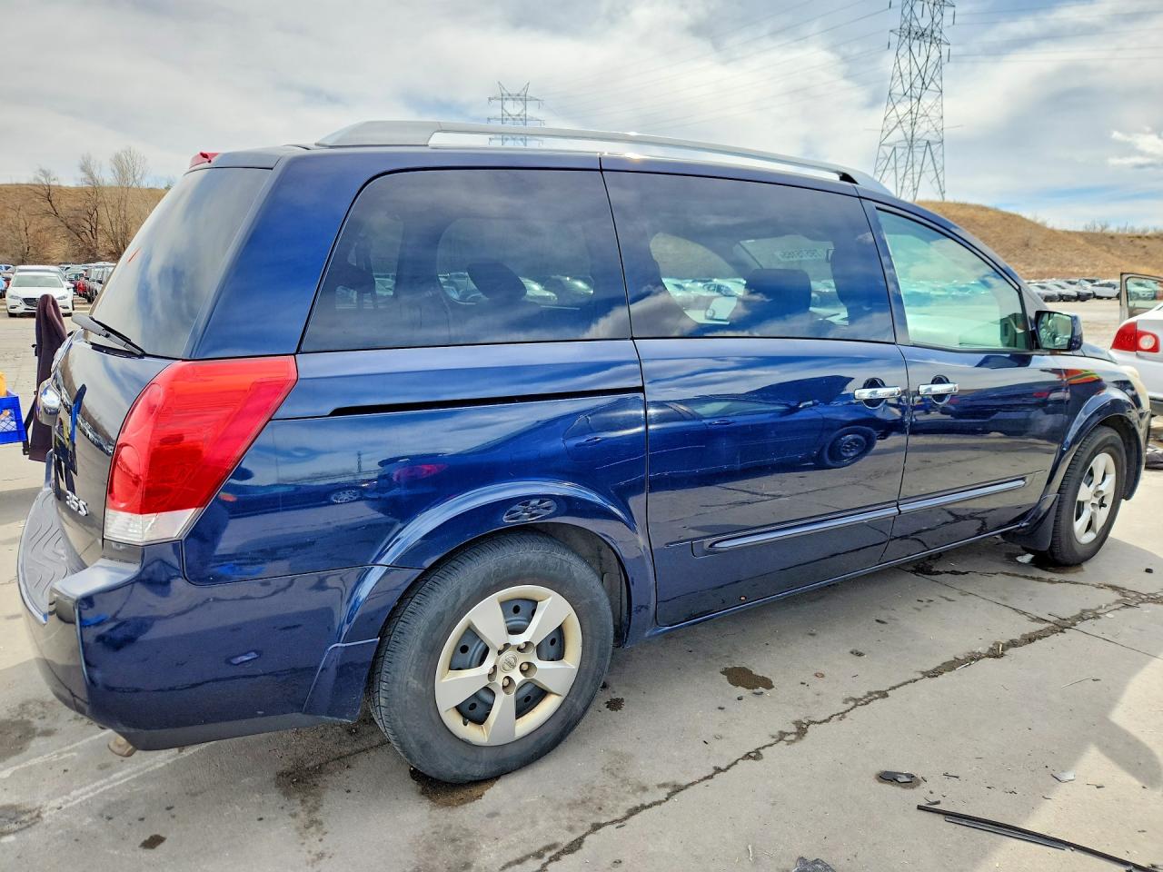 2009 Nissan Quest 3.5 Blue vin: 5N1BV28U99N104785