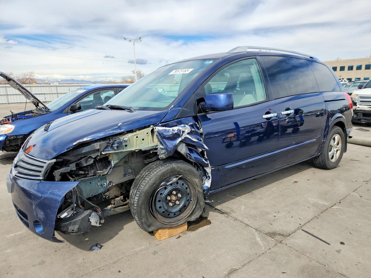 2009 Nissan Quest 3.5 Blue vin: 5N1BV28U99N104785