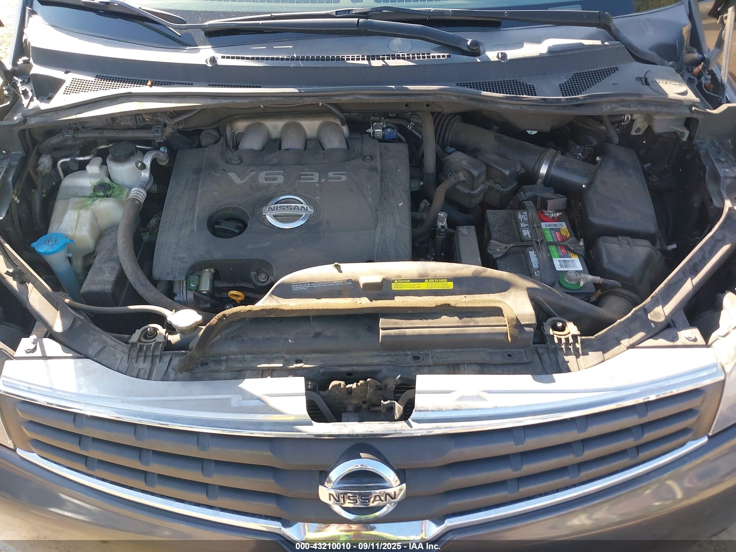 2009 Nissan Quest 3.5 Gray vin: 5N1BV28UX9N102320