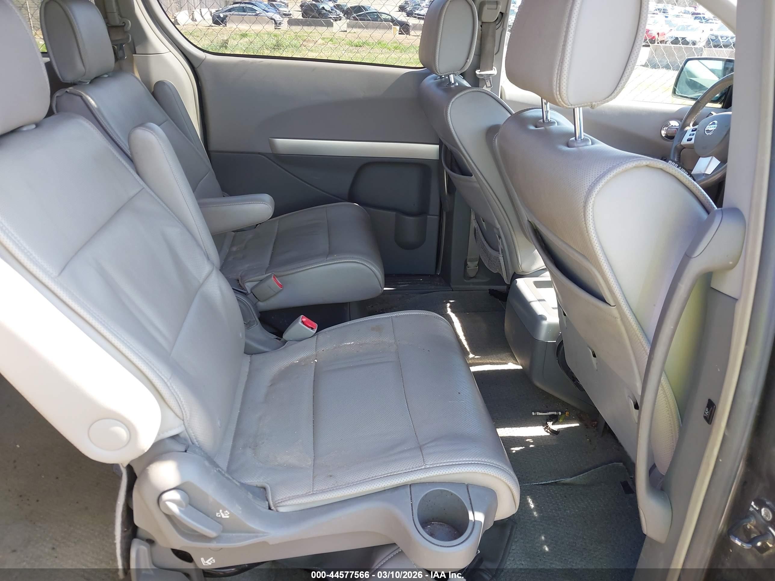 2009 Nissan Quest 3.5 Se Gray vin: 5N1BV28UX9N105931