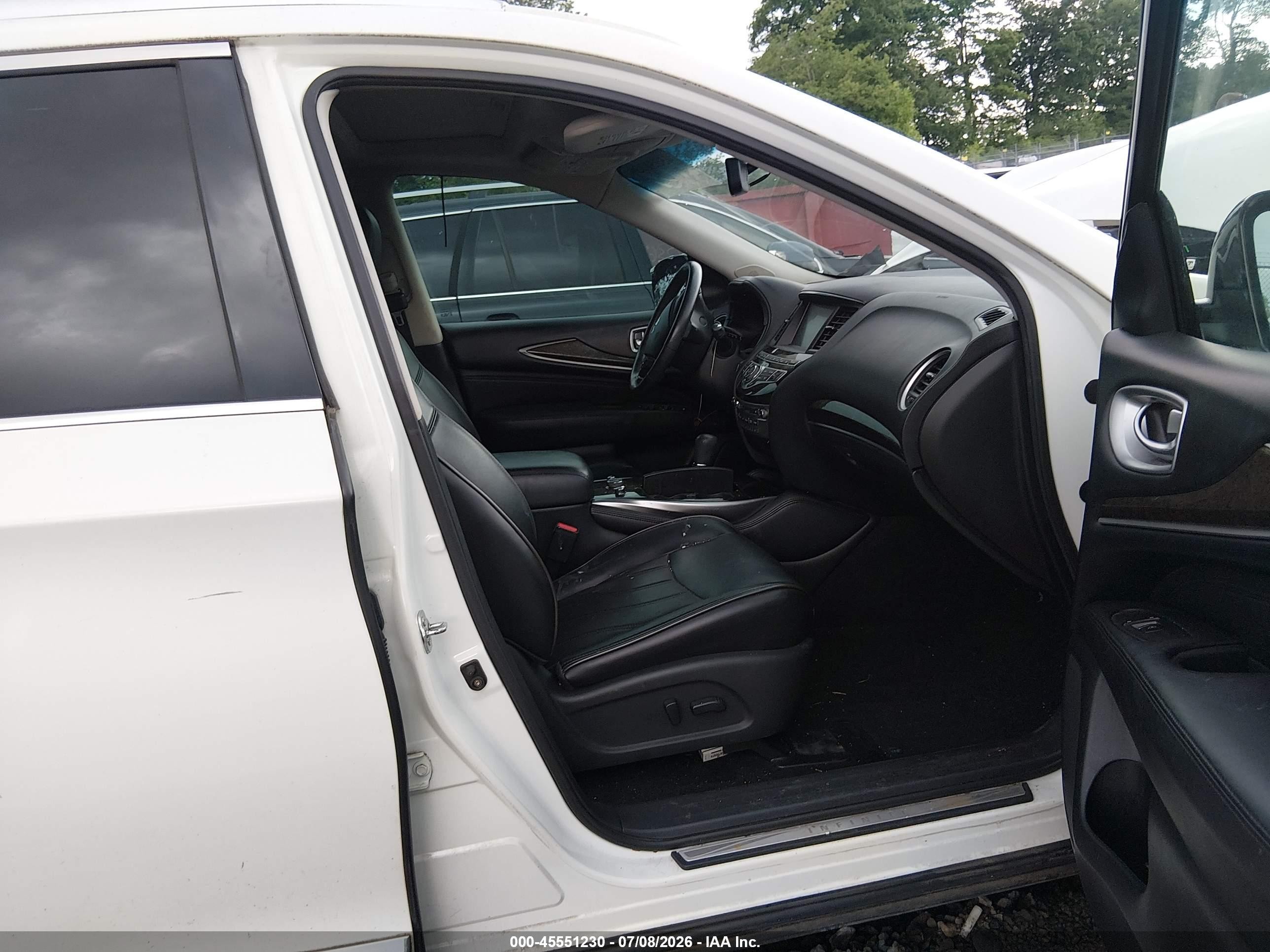 2014 Infiniti Qx60 Hybrid   White vin: 5N1CL0MM2EC514001
