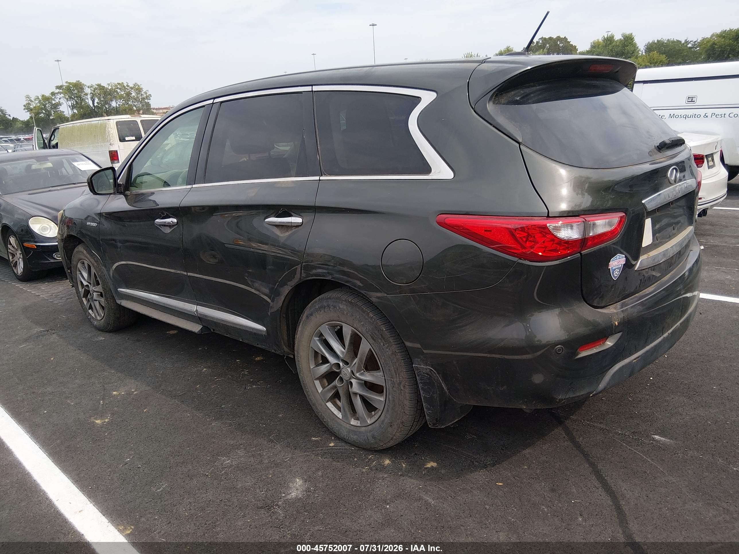 2014 Infiniti Qx60 Hybrid   Gray vin: 5N1CL0MM2EC523183