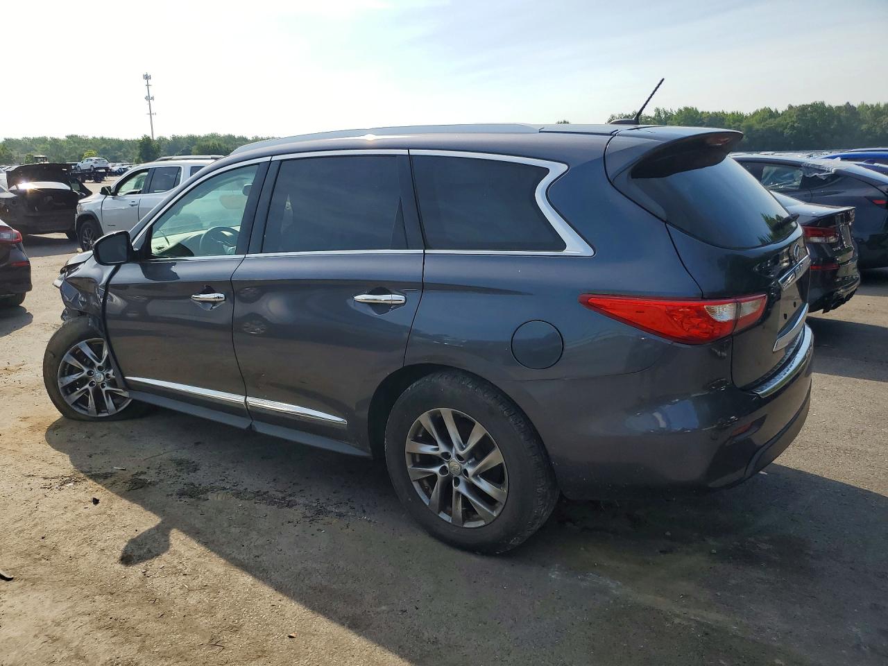 2014 Infiniti Qx60 Hybrid Gray vin: 5N1CL0MM2EC531347