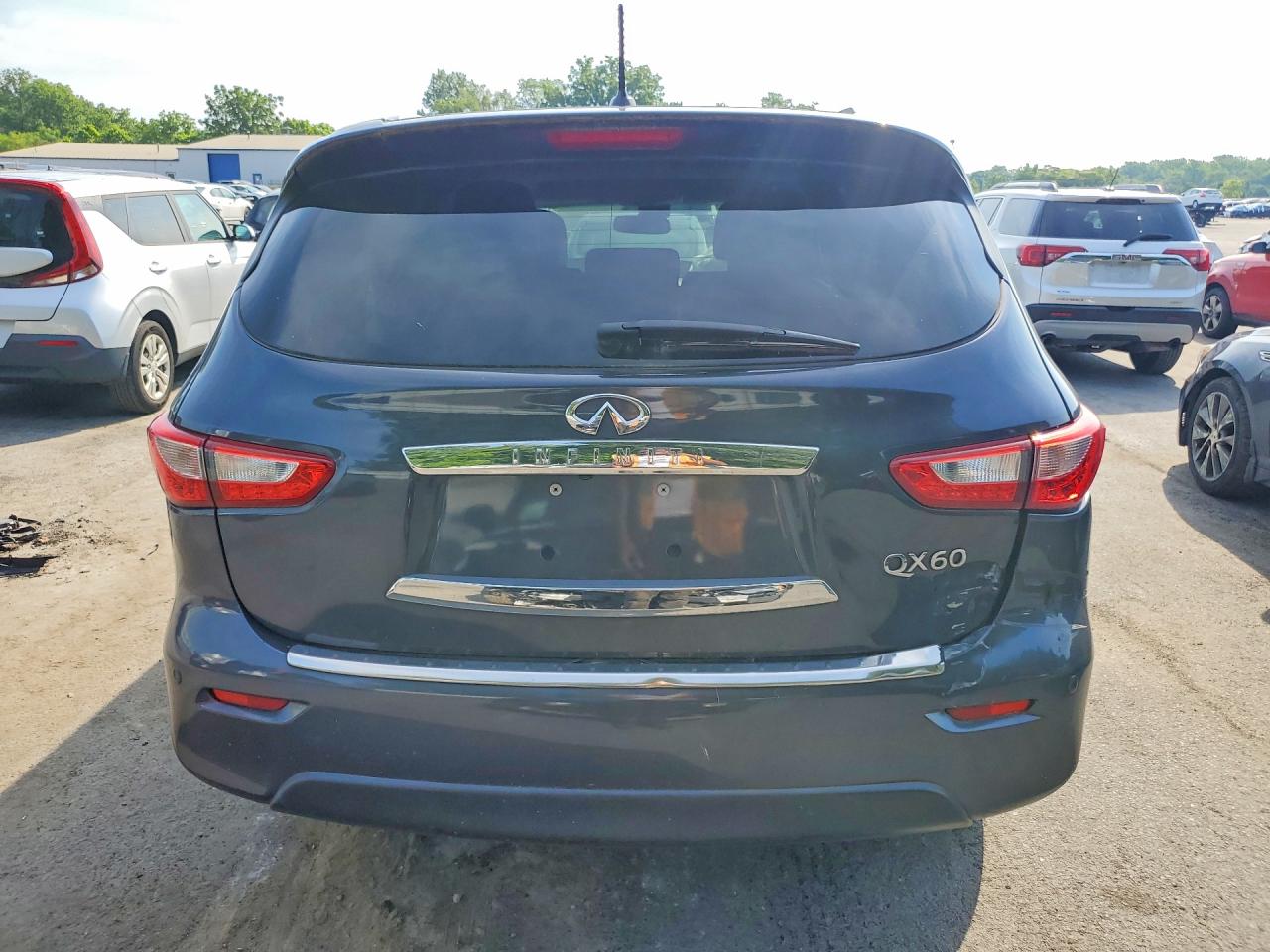 2014 Infiniti Qx60 Hybrid Gray vin: 5N1CL0MM2EC531347