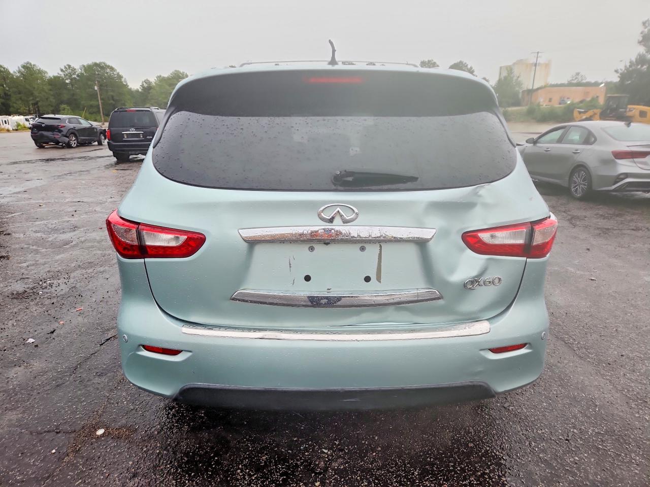 2014 Infiniti Qx60 Hybrid Turquoise vin: 5N1CL0MM4EC514906