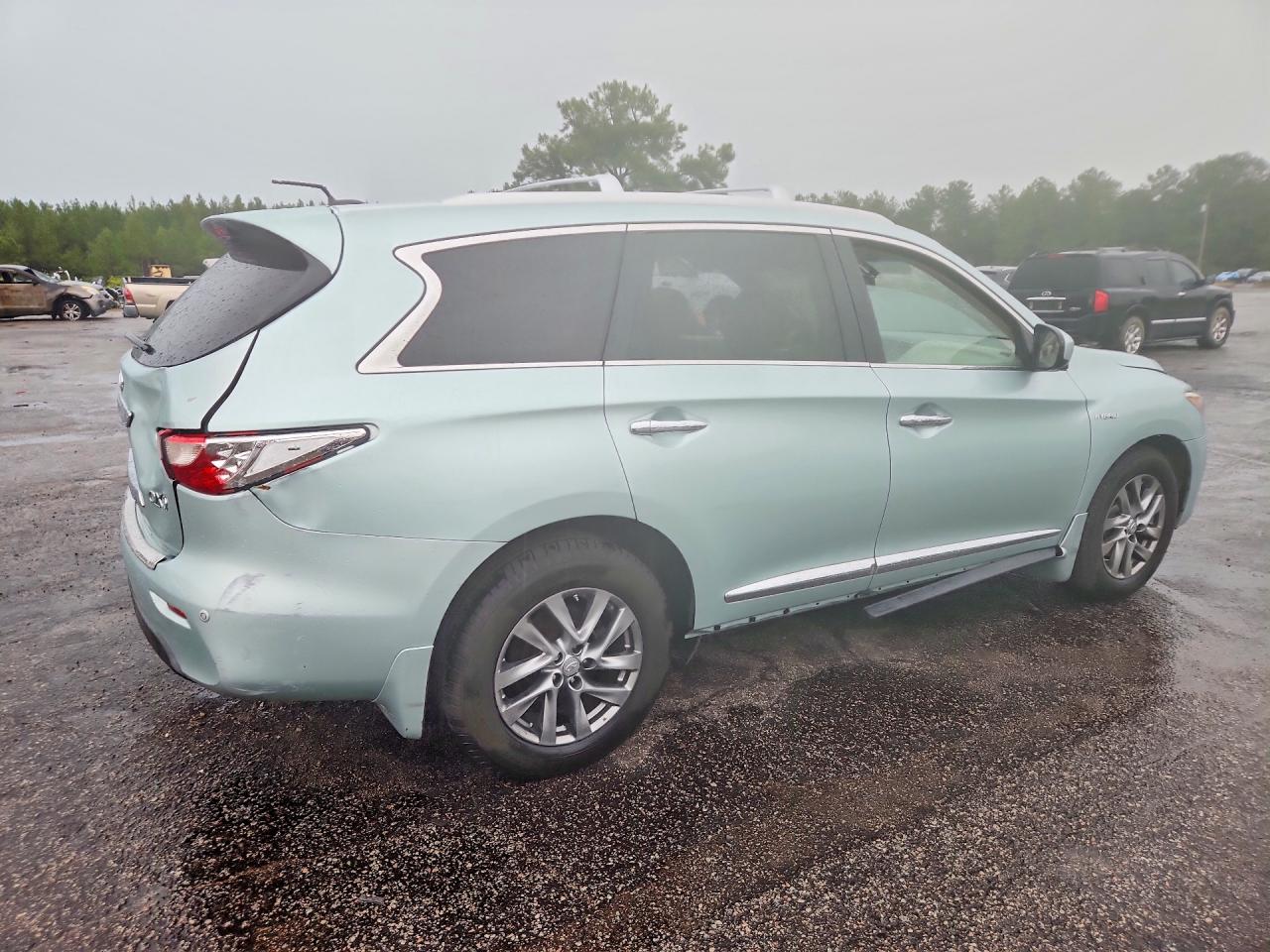 2014 Infiniti Qx60 Hybrid Turquoise vin: 5N1CL0MM4EC514906