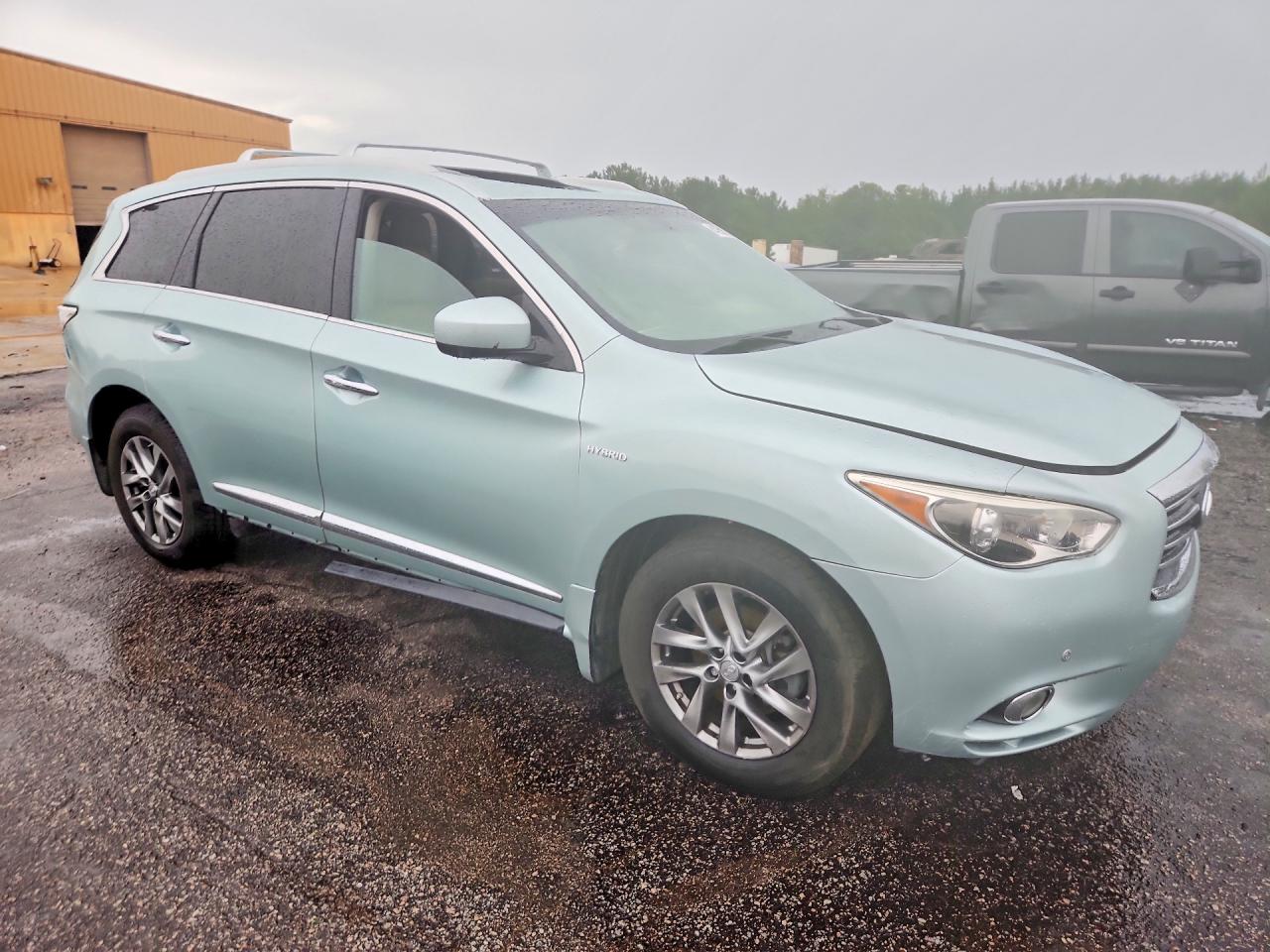 2014 Infiniti Qx60 Hybrid Turquoise vin: 5N1CL0MM4EC514906
