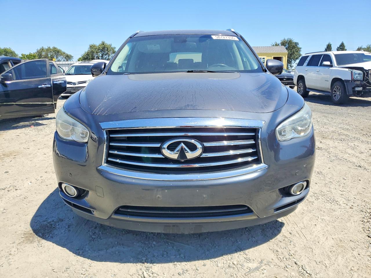 2014 Infiniti Qx60 Hybrid Gray vin: 5N1CL0MM4EC530975