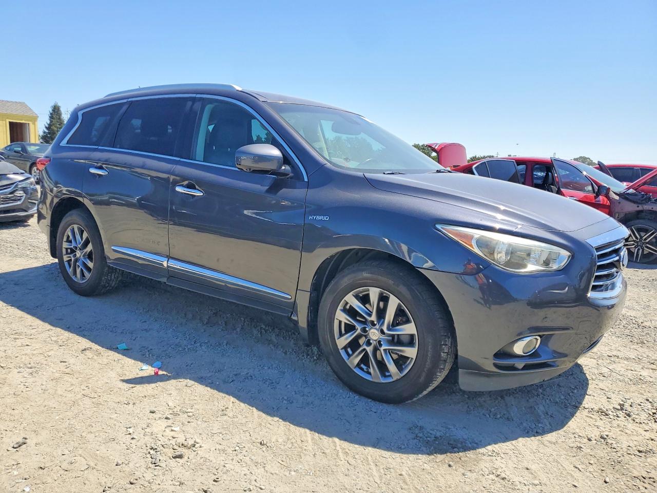 2014 Infiniti Qx60 Hybrid Gray vin: 5N1CL0MM4EC530975
