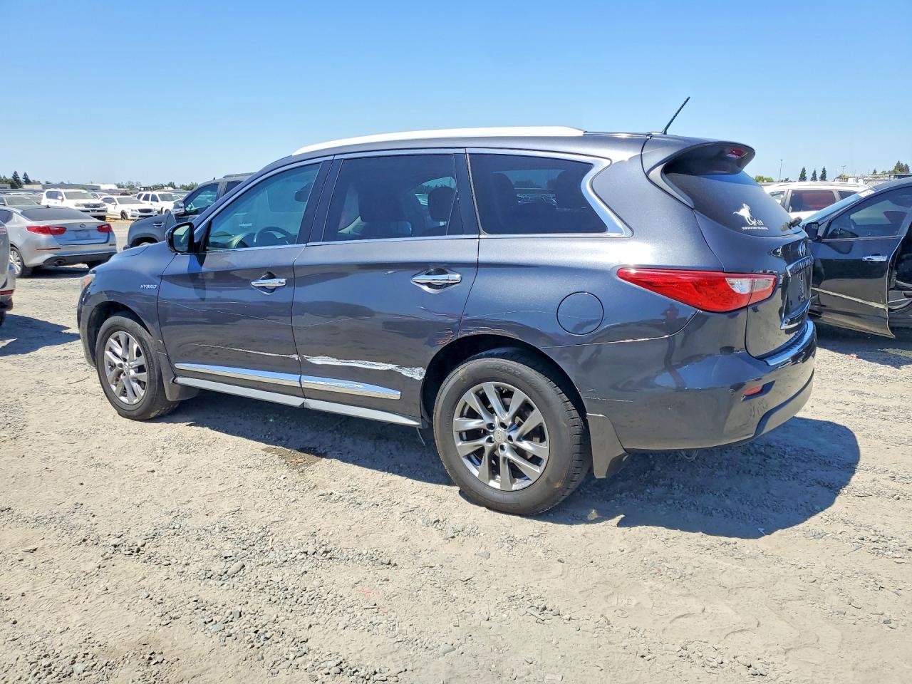 2014 Infiniti Qx60 Hybrid Gray vin: 5N1CL0MM4EC530975