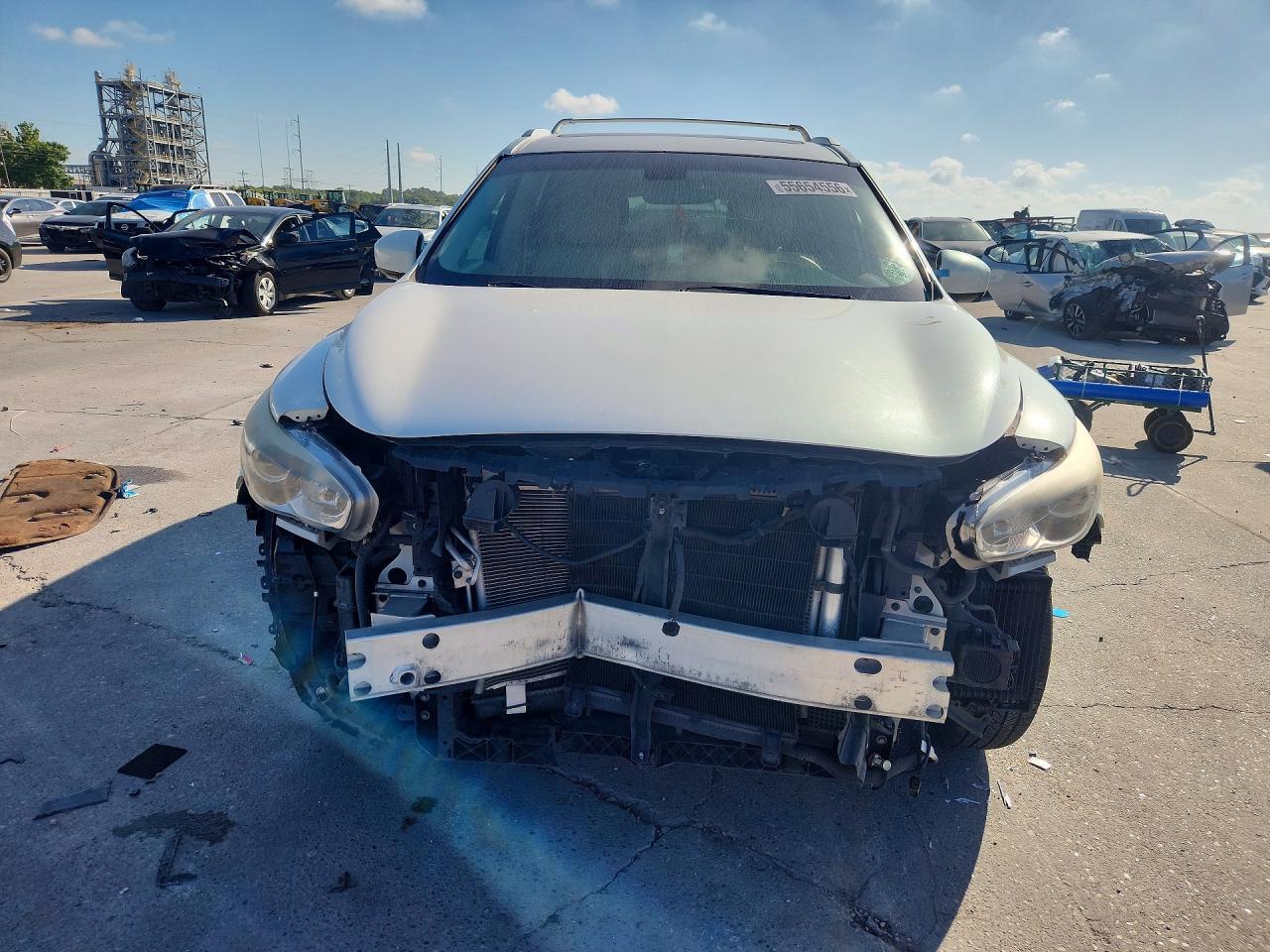 2014 Infiniti Qx60 Hybrid White vin: 5N1CL0MM5EC521928