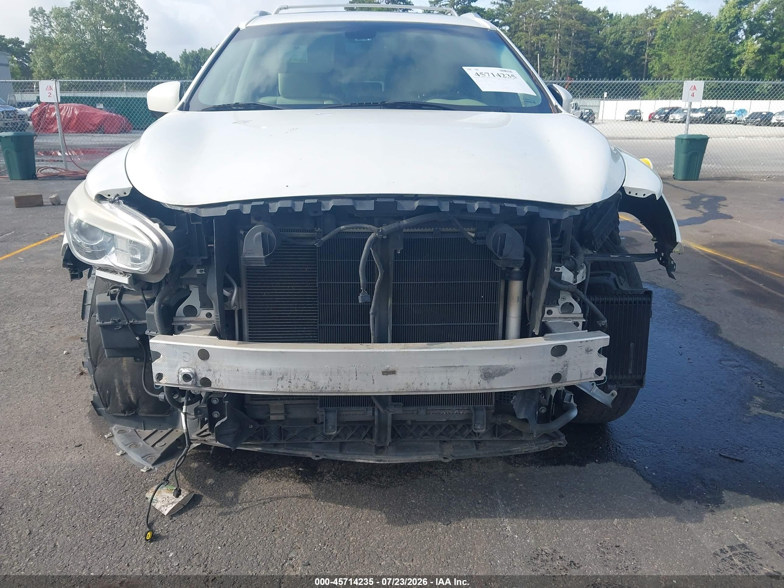 2014 Infiniti Qx60 Hybrid   White vin: 5N1CL0MM7EC516150