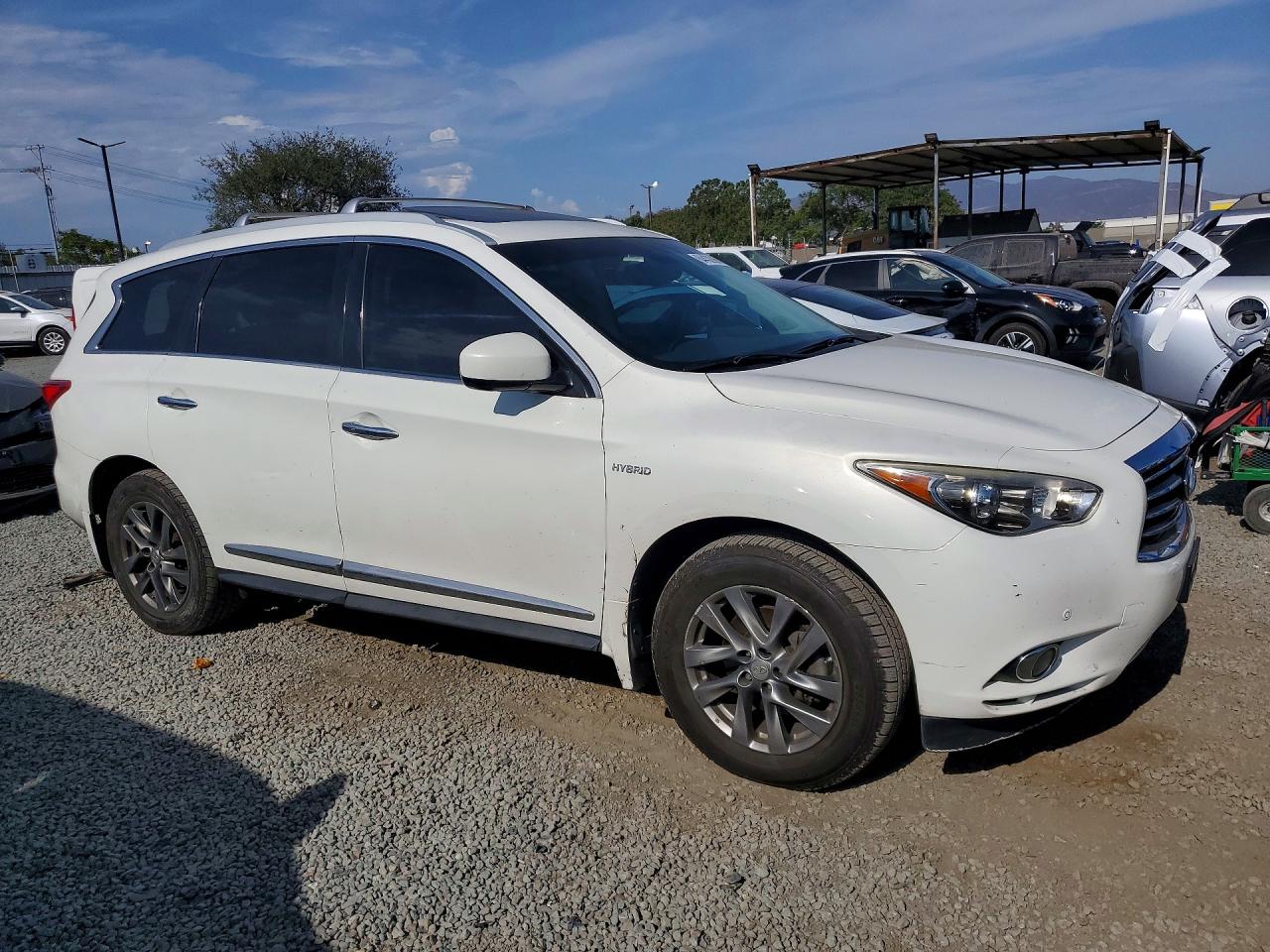 2014 Infiniti Qx60 Hybrid Белый vin: 5N1CL0MM7EC519386