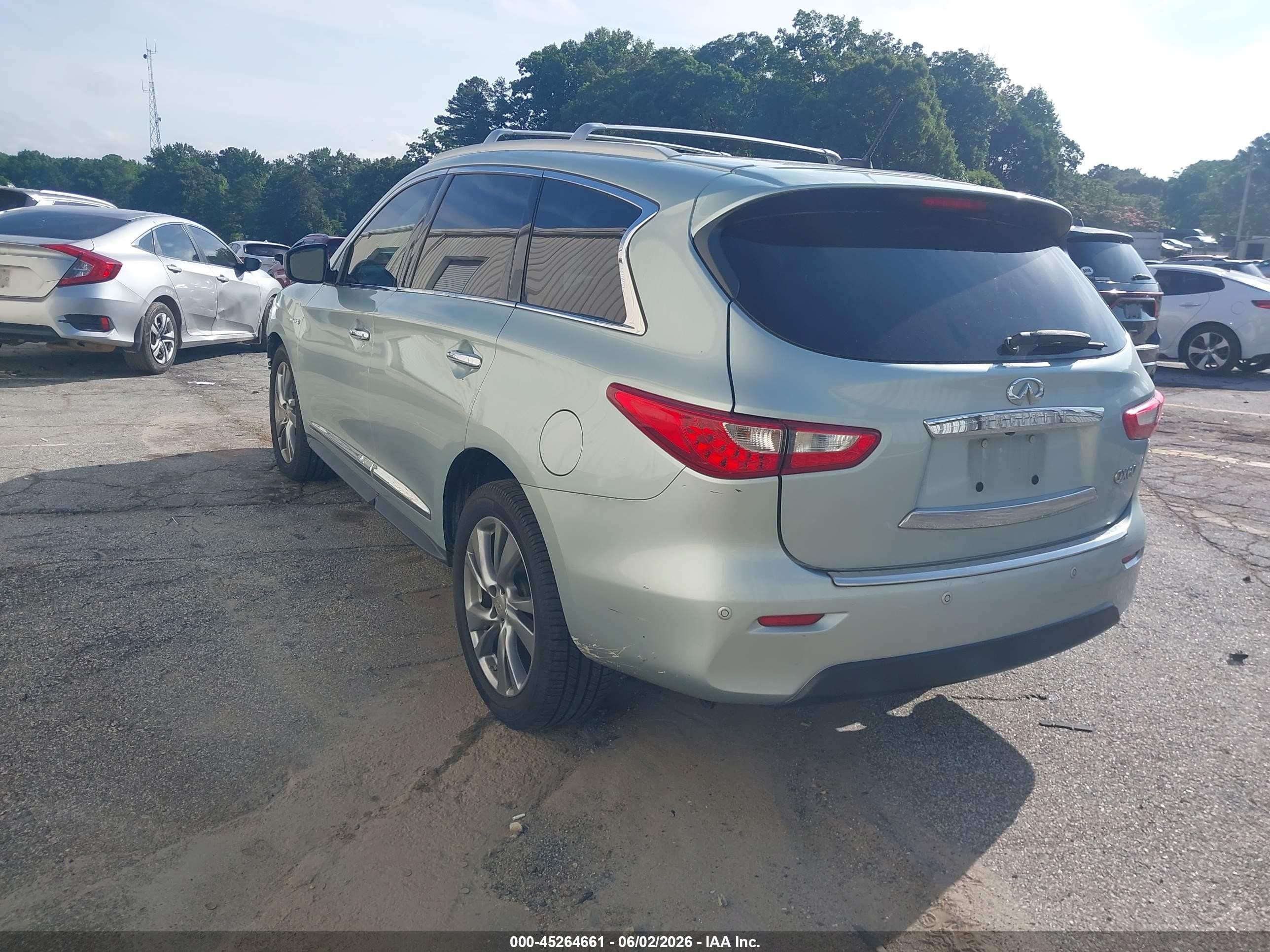 2014 Infiniti Qx60 Hybrid   Gray vin: 5N1CL0MM8EC528209