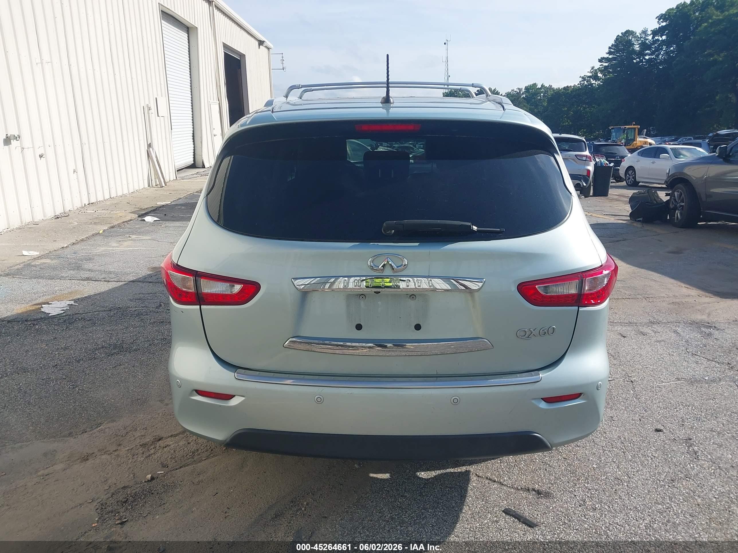 2014 Infiniti Qx60 Hybrid   Gray vin: 5N1CL0MM8EC528209