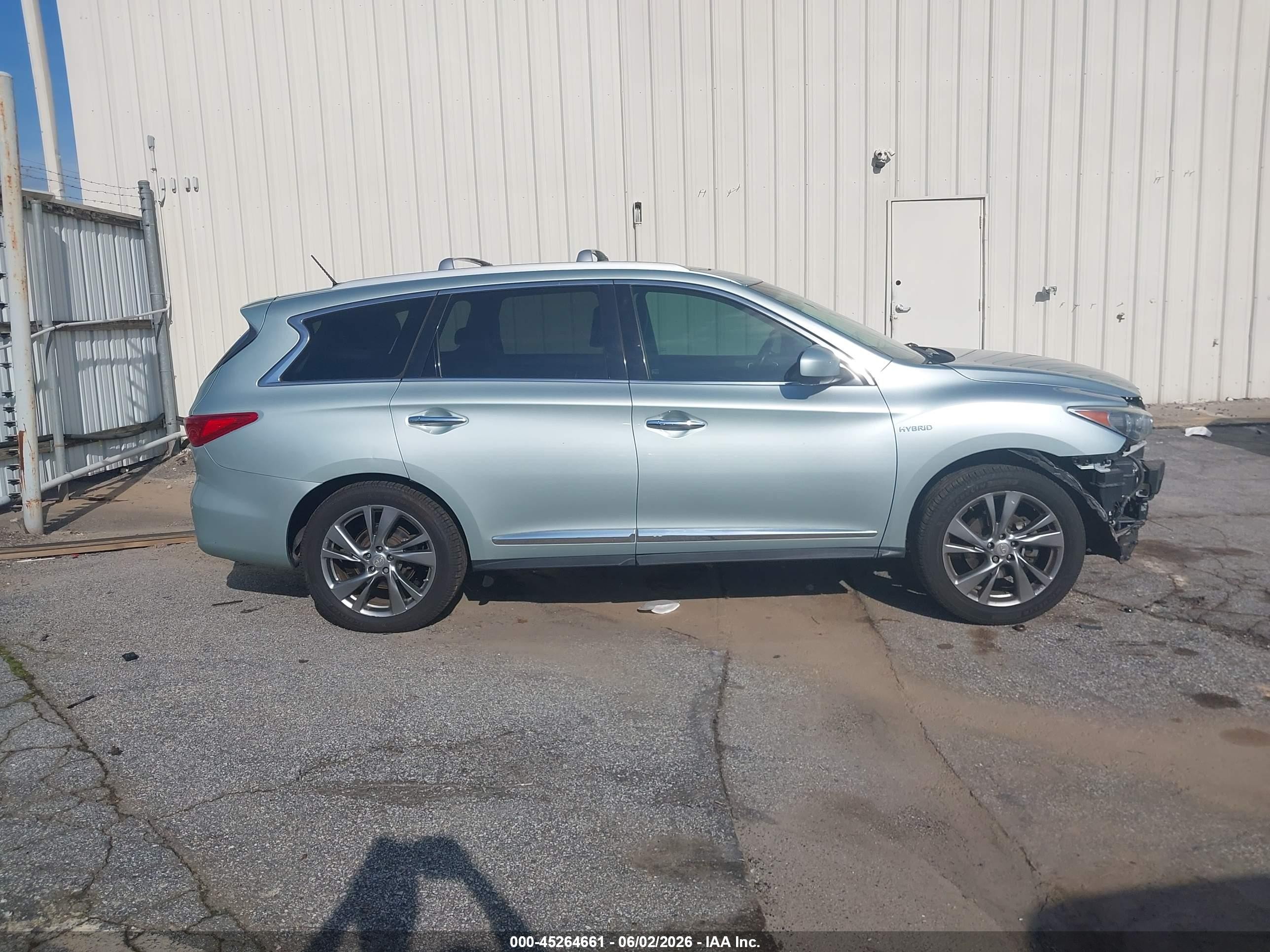 2014 Infiniti Qx60 Hybrid   Gray vin: 5N1CL0MM8EC528209
