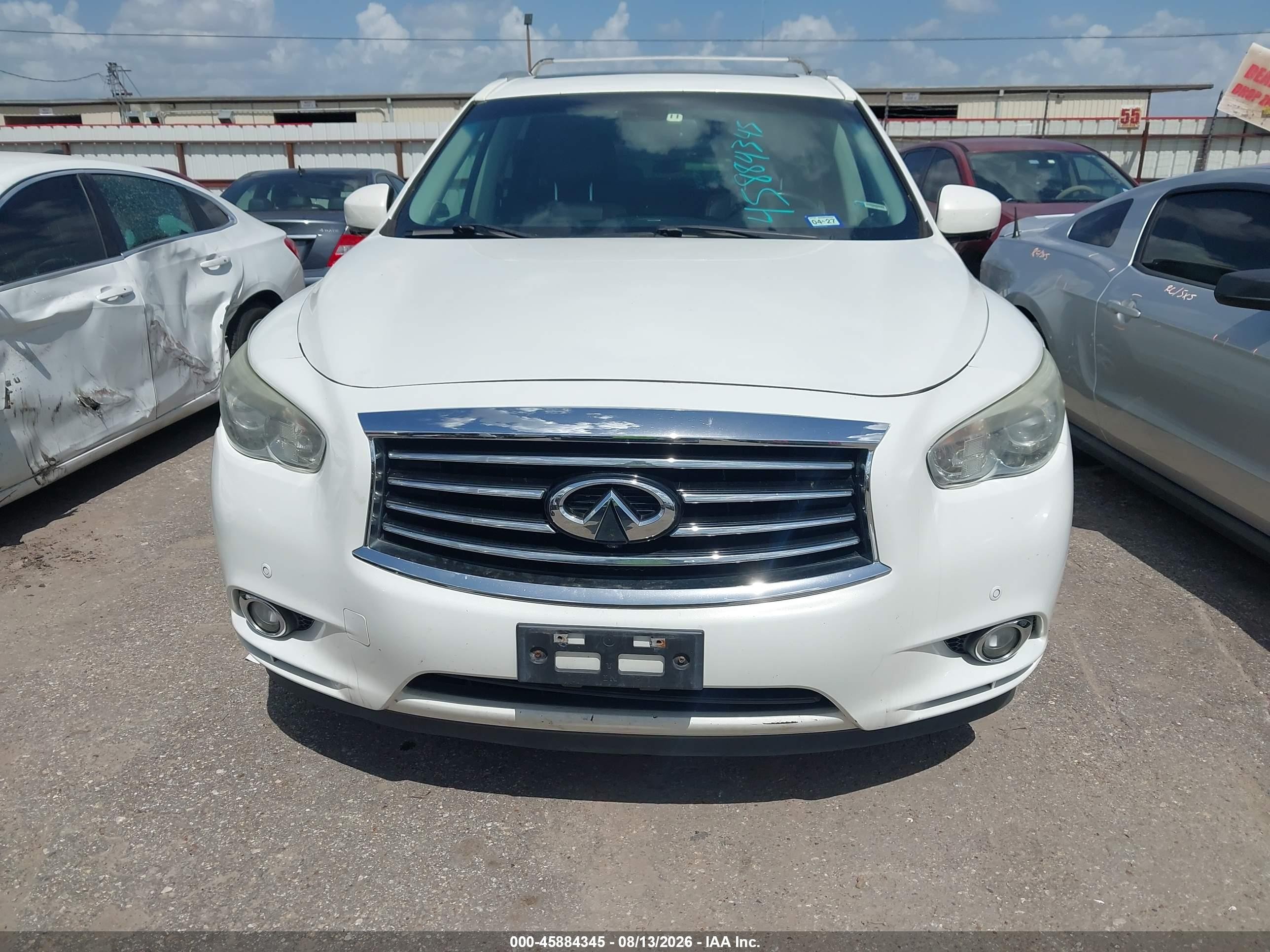 2014 Infiniti Qx60 Hybrid   White vin: 5N1CL0MM9EC545214