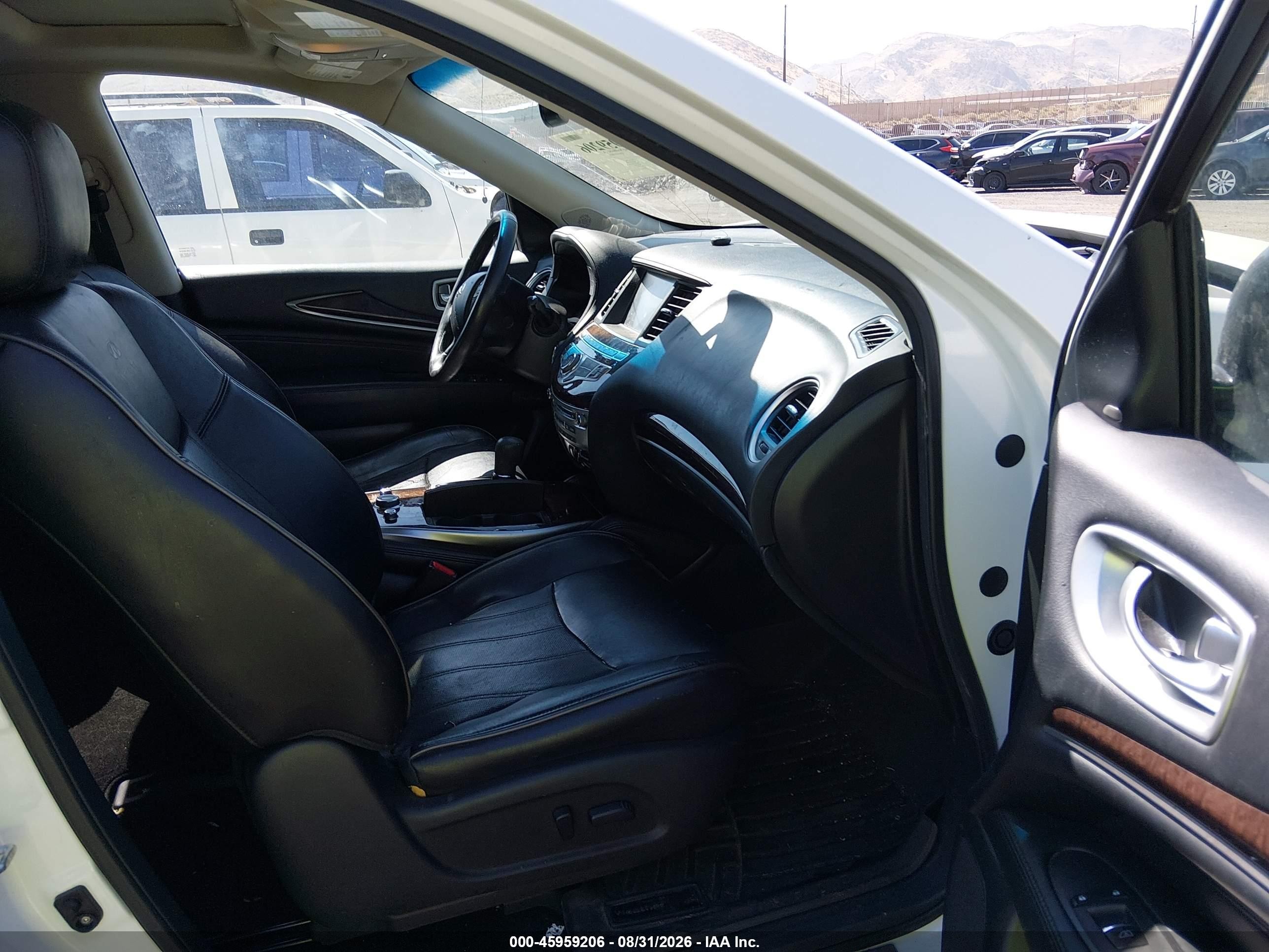 2014 Infiniti Qx60 Hybrid   White vin: 5N1CL0MM9EC545570