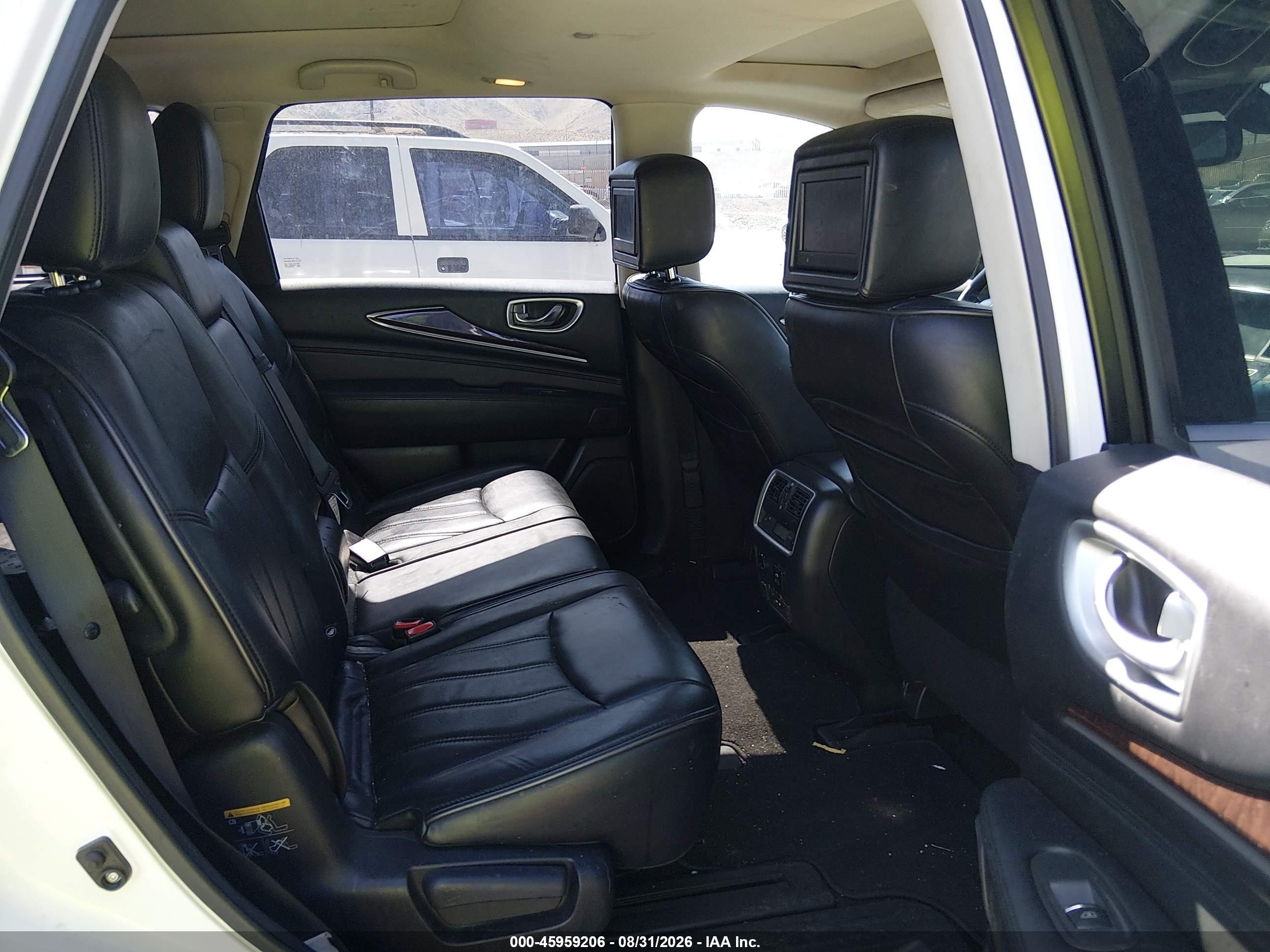 2014 Infiniti Qx60 Hybrid   White vin: 5N1CL0MM9EC545570
