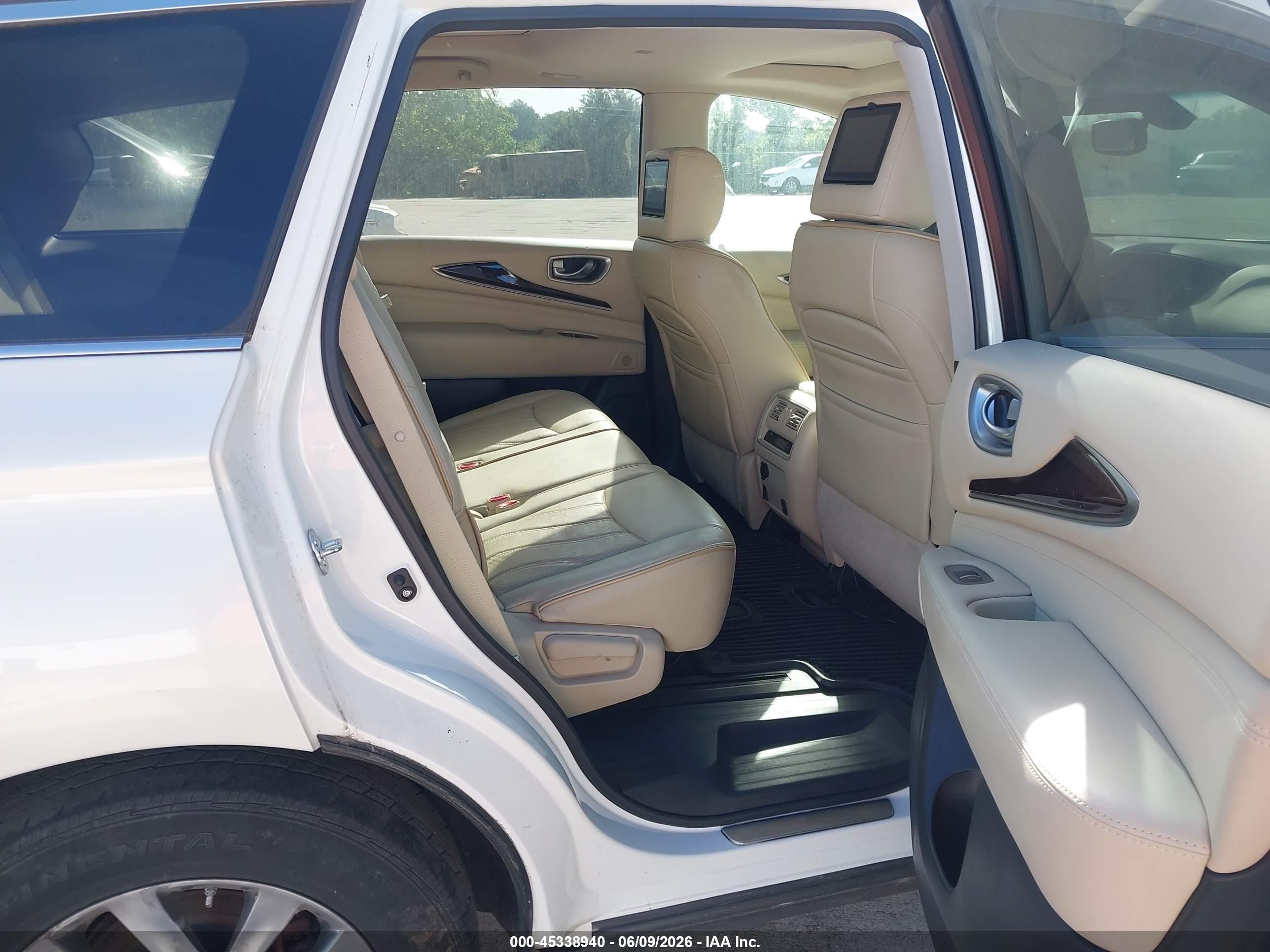 2015 Infiniti Qx60 Hybrid   White vin: 5N1CL0MM9FC507208