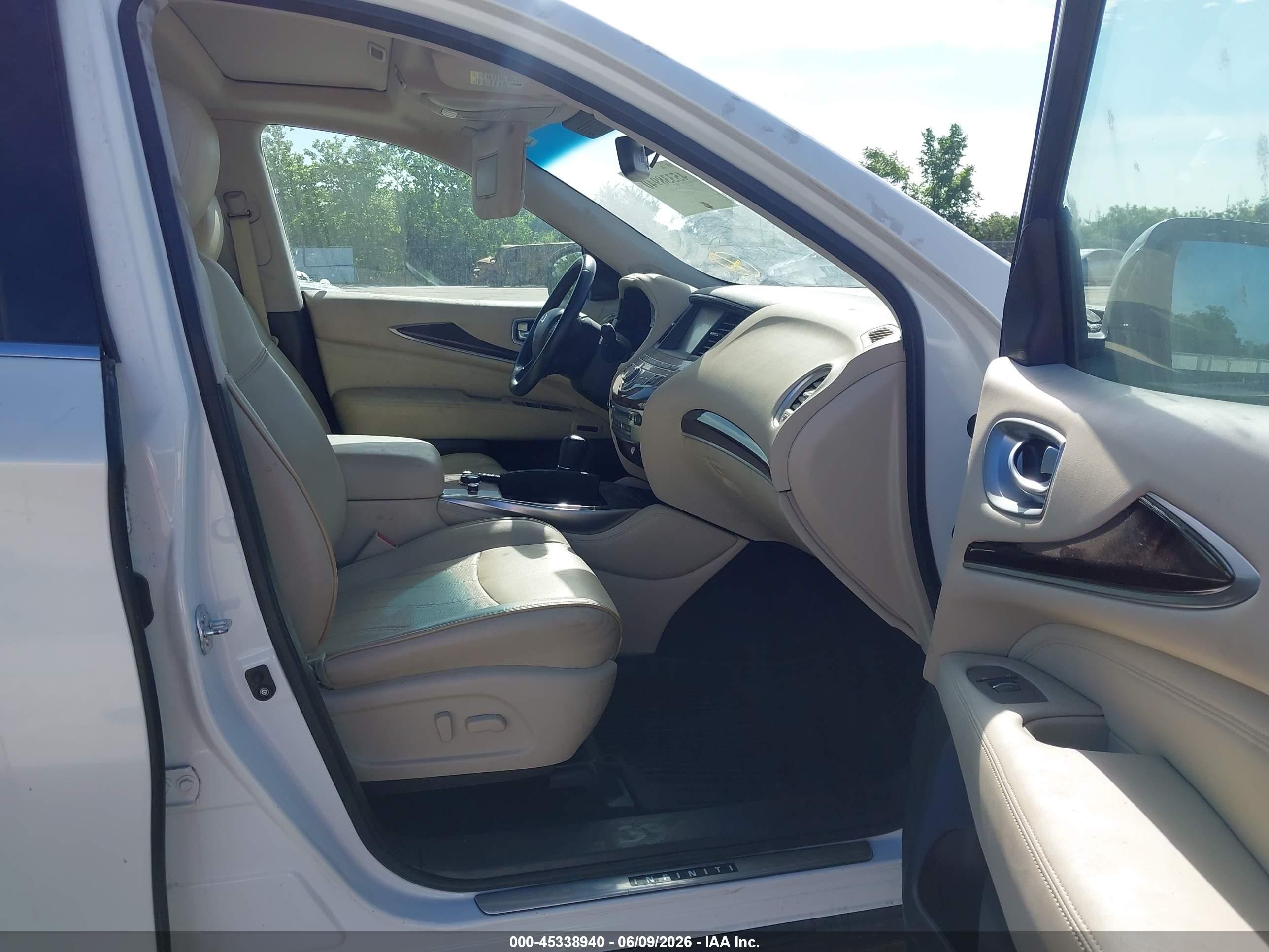 2015 Infiniti Qx60 Hybrid   White vin: 5N1CL0MM9FC507208