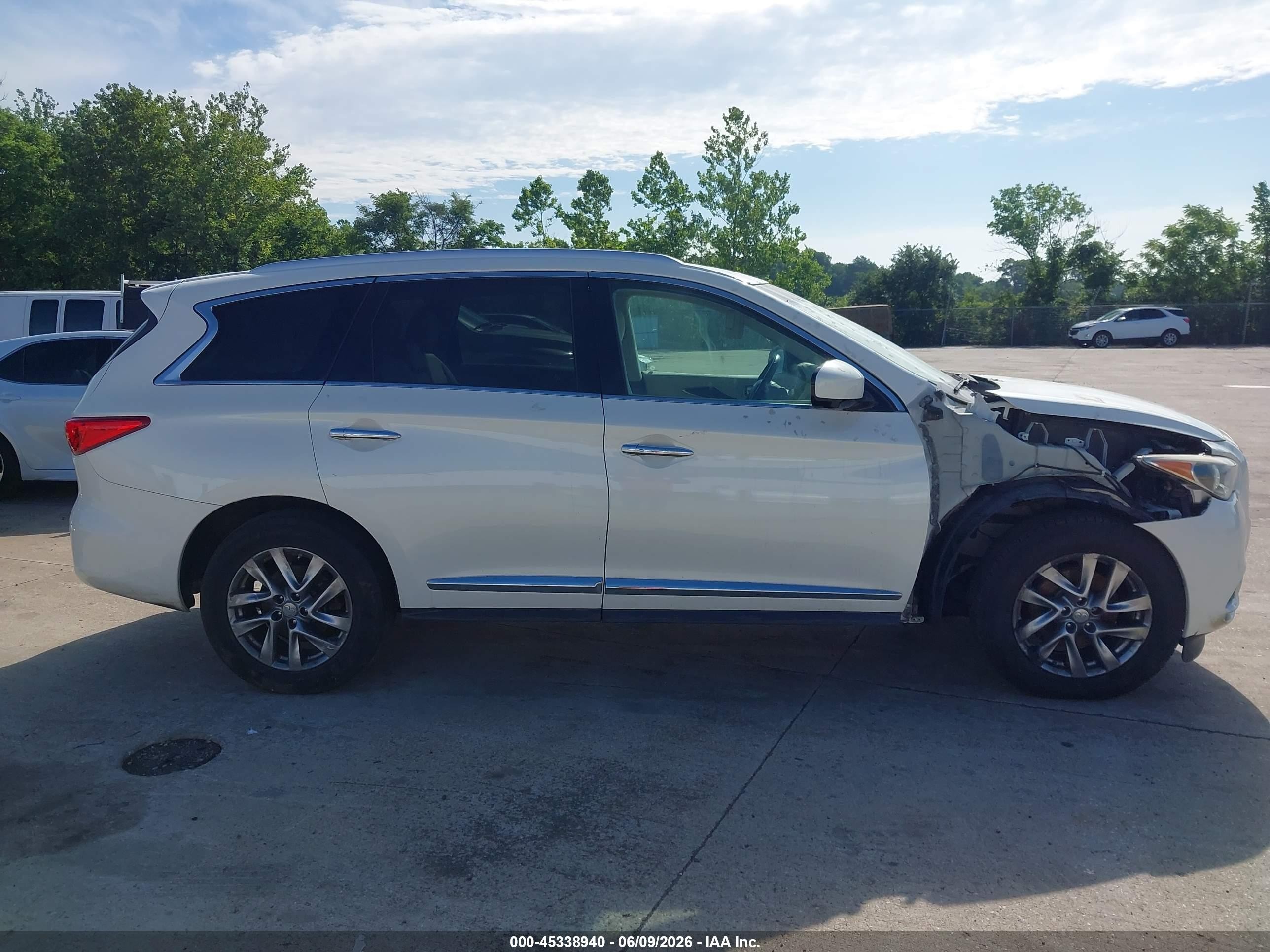 2015 Infiniti Qx60 Hybrid   White vin: 5N1CL0MM9FC507208